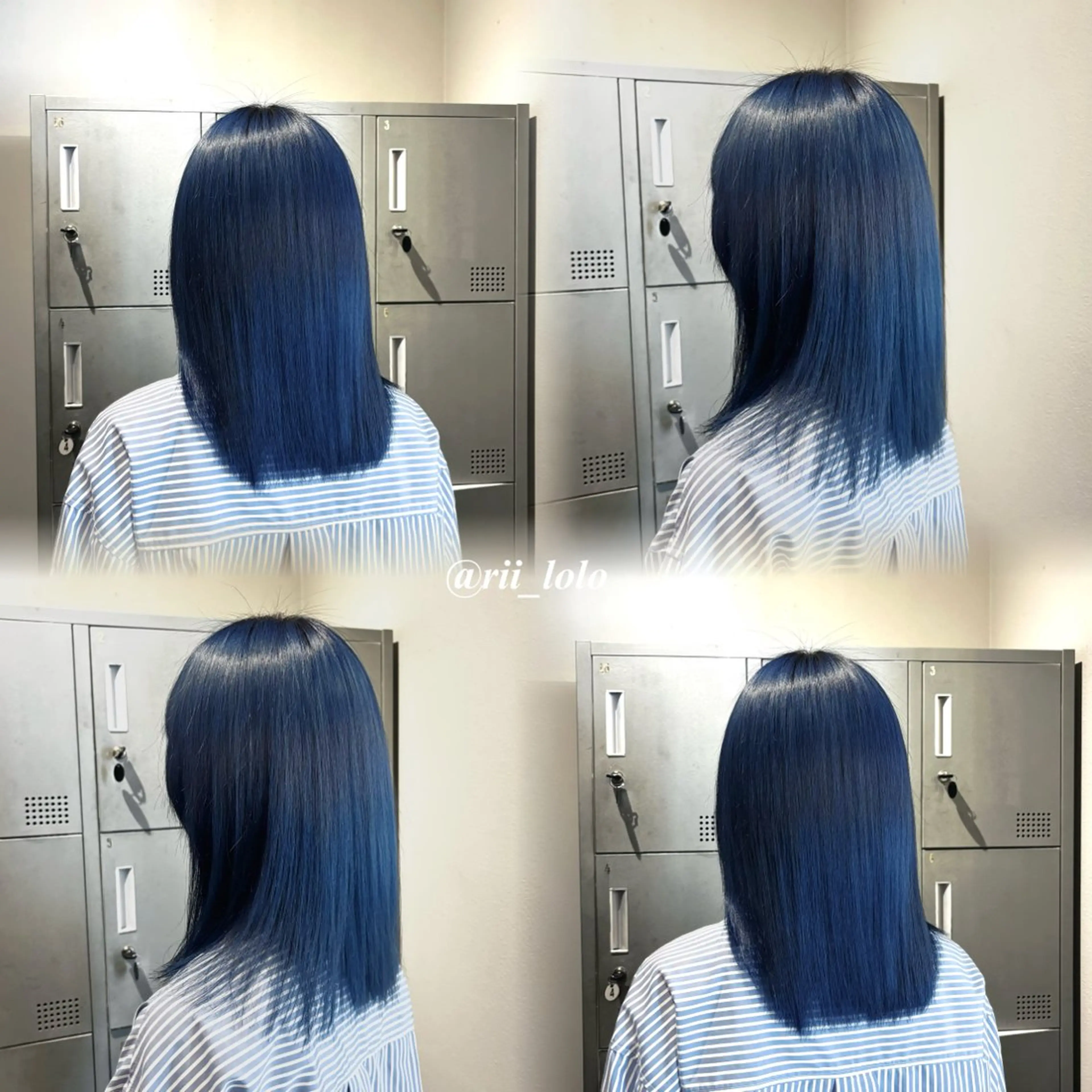 ミディアム カラー 中山 璃星のヘアスタイル