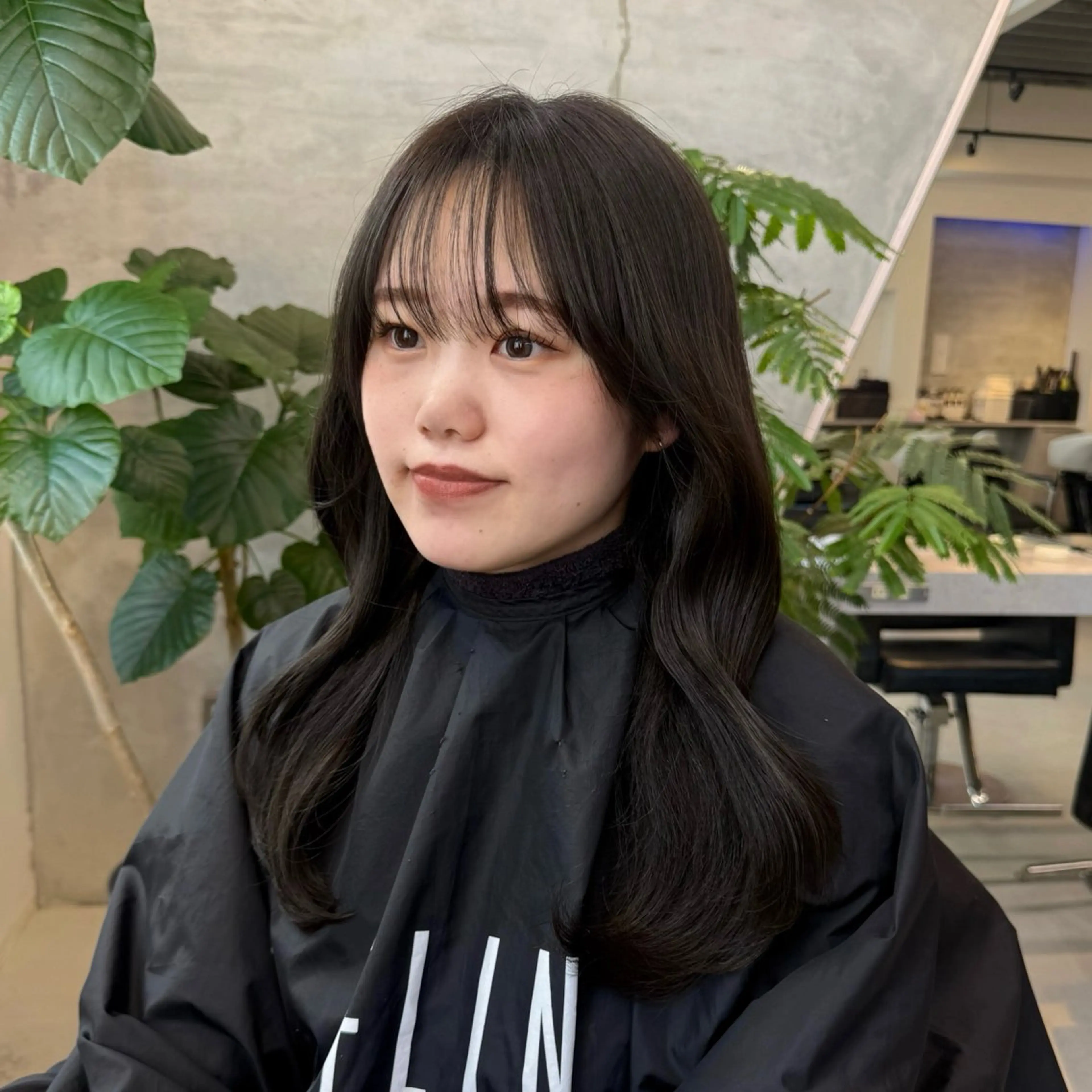 ロング カット ヘアカラー トリートメント ELIN hair Nanamiのヘアスタイル