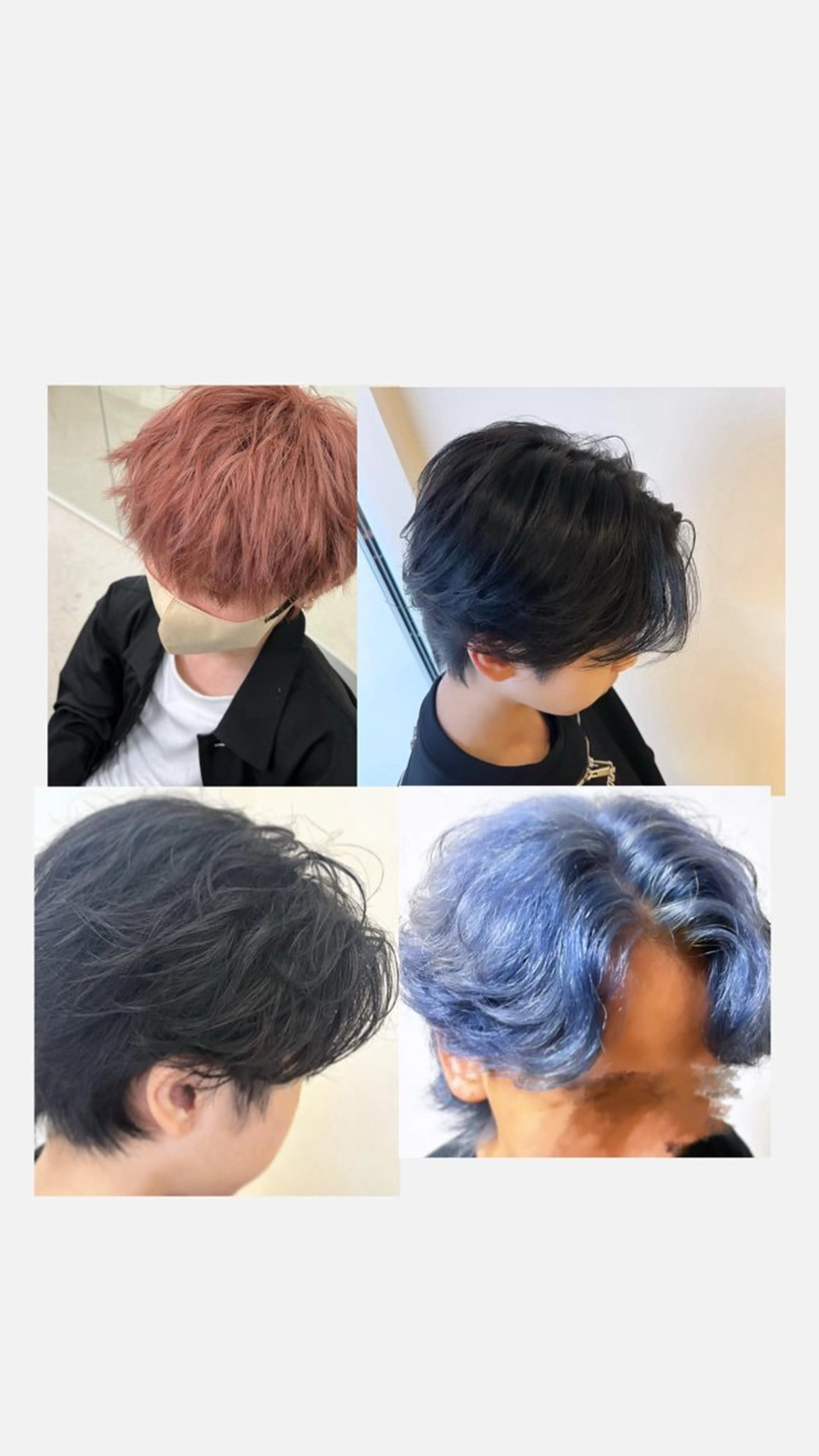 メンズ クリスマス ヘアセット RYU/メンズ /センターパートのヘアスタイル