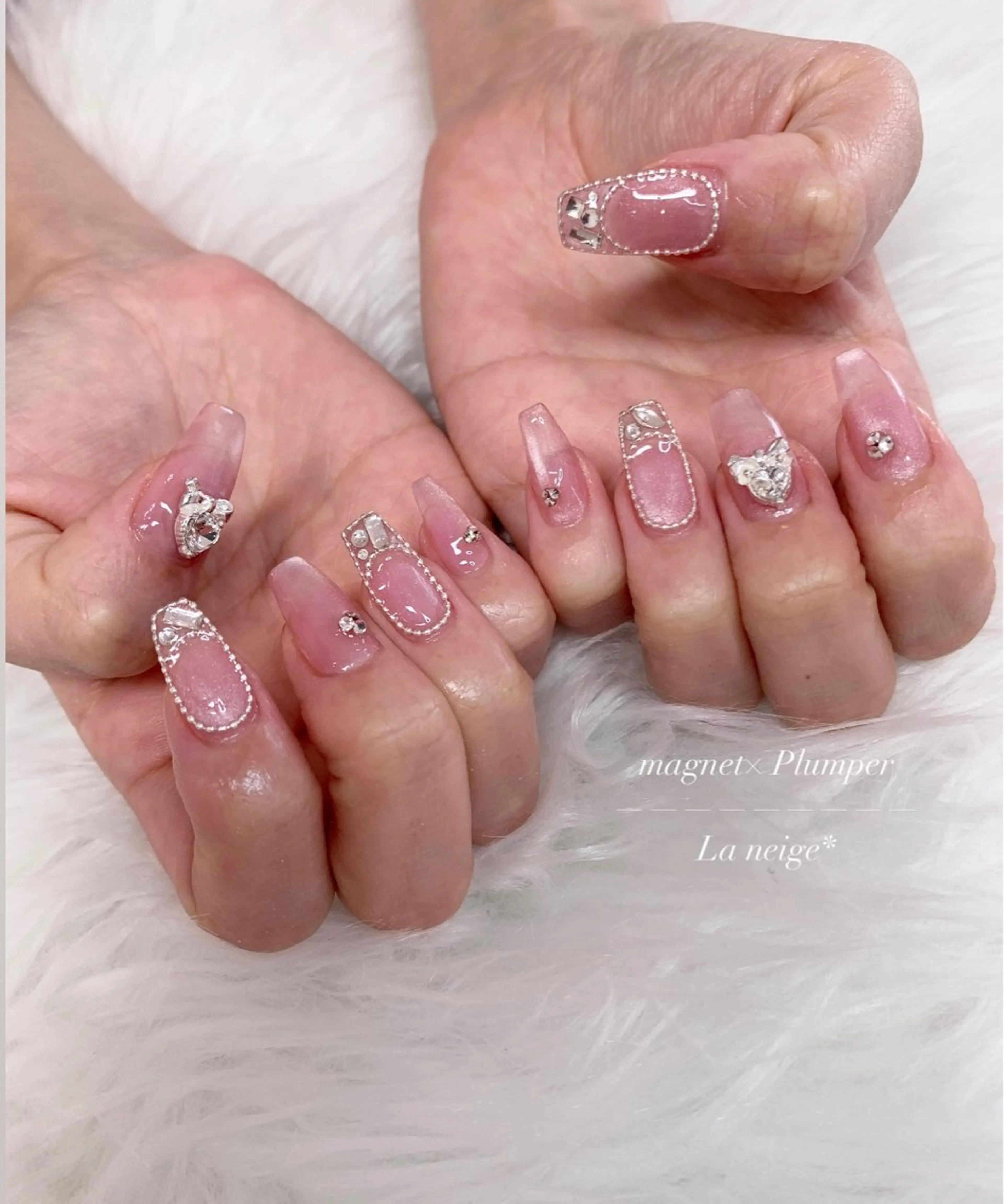ネイル ハンドネイル La neige* yuki 🐩🌙のネイルデザイン