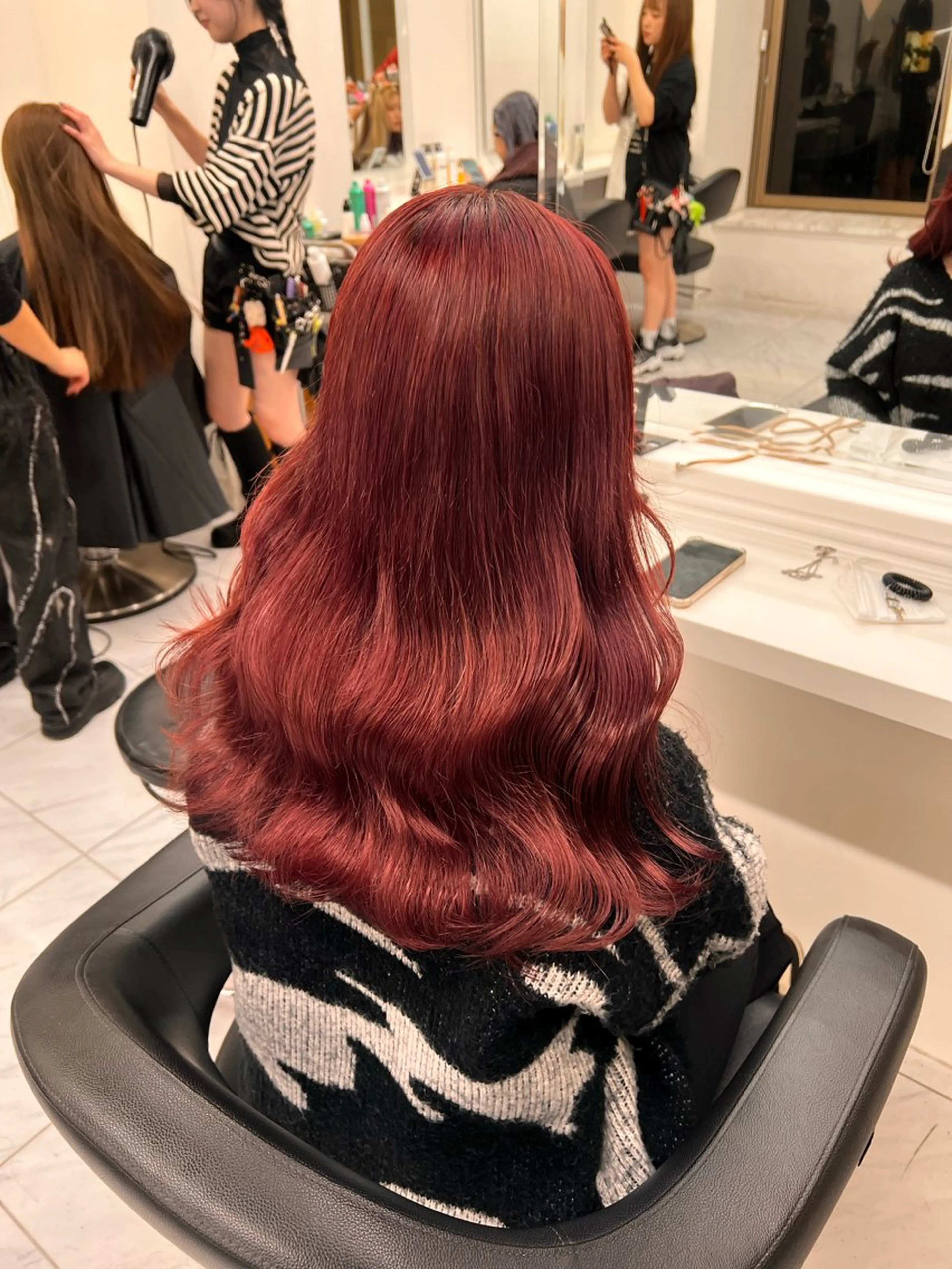 セミロング 💖札幌カラー 指名No.1💖玲奈のヘアスタイル