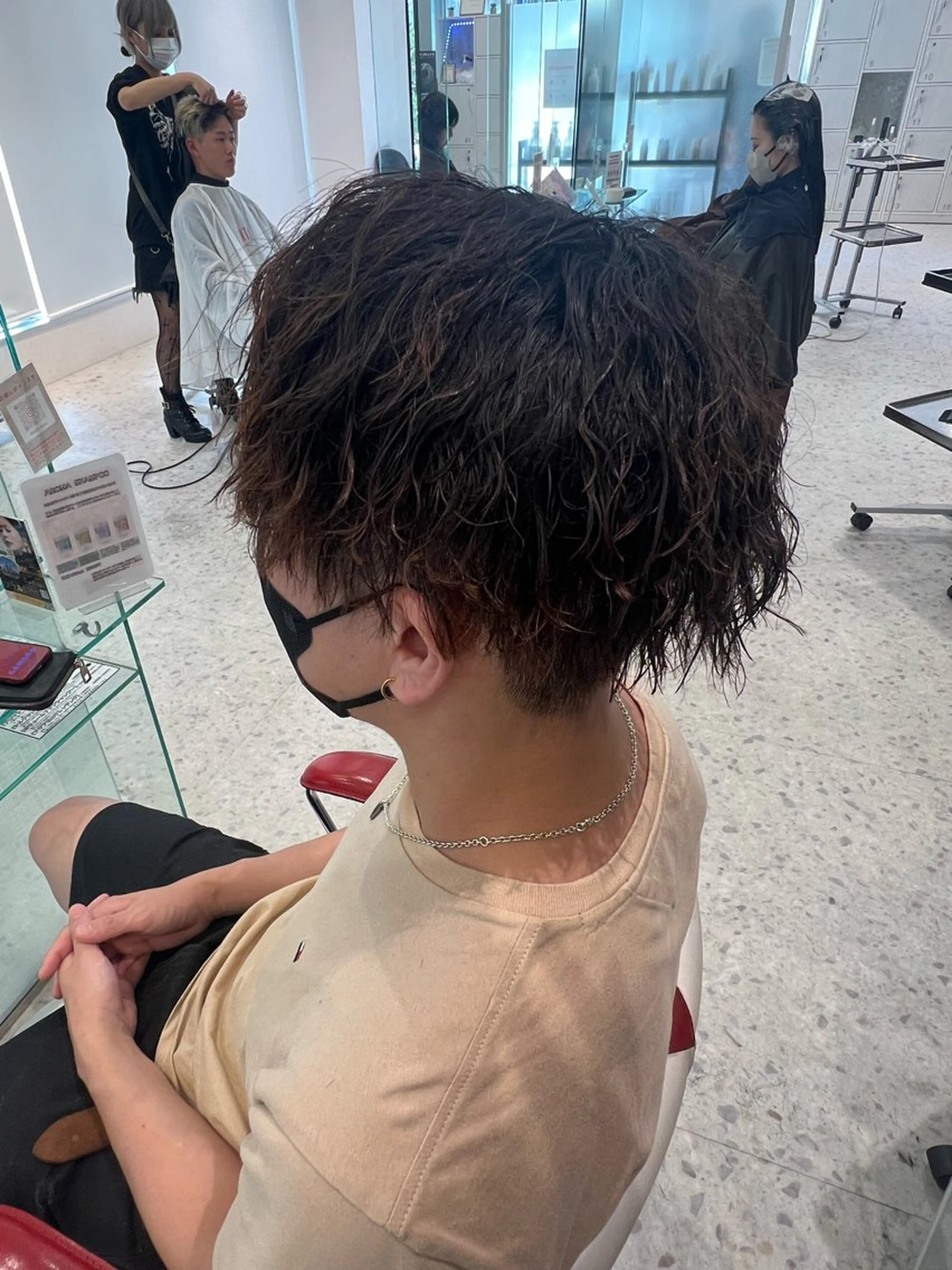 メンズ カット パーマ 宮下 志織のヘアスタイル