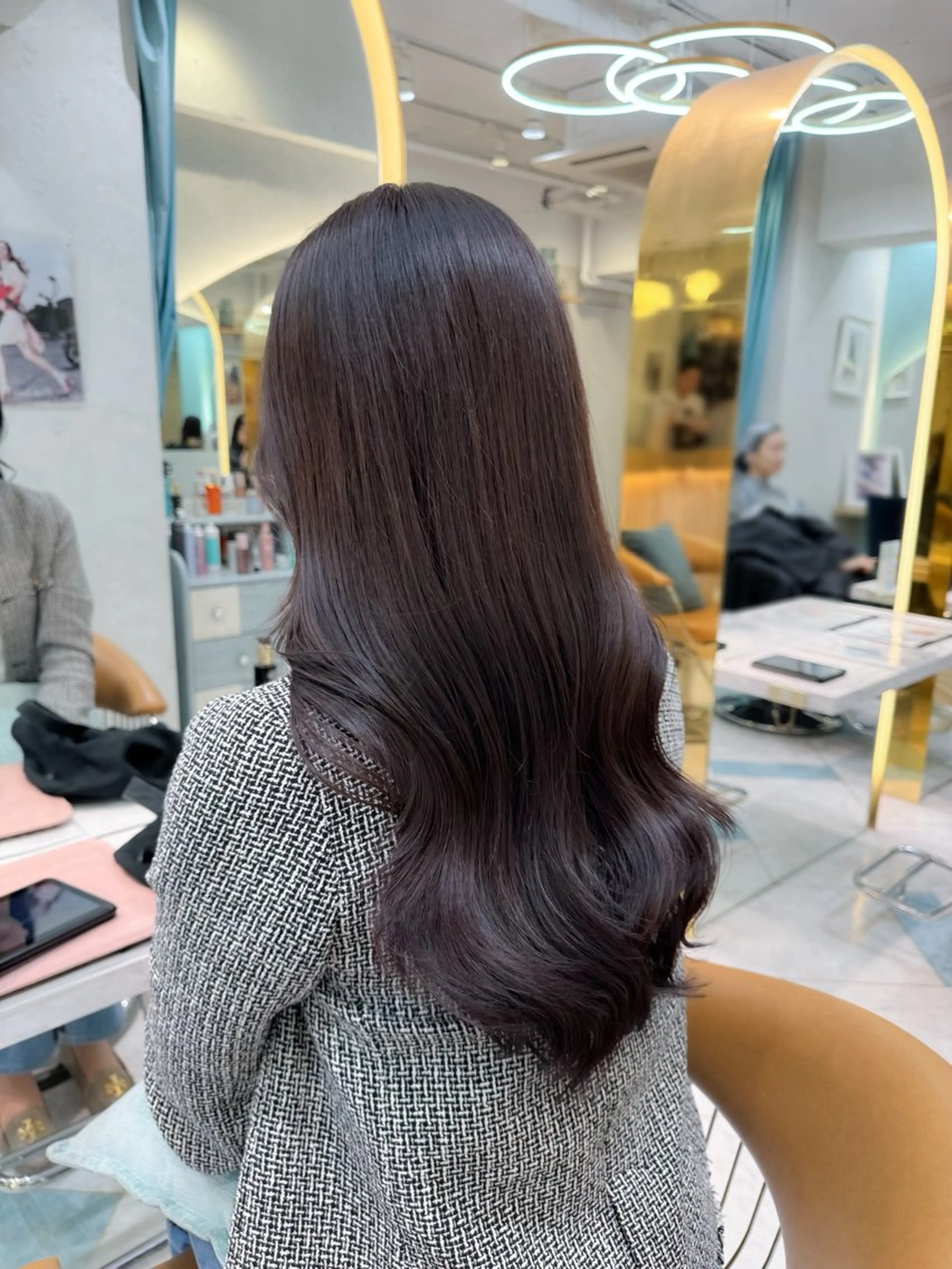 ロング カット ヘアカラー トリートメント 育休中4/30- 予約受付/野崎かよのヘアスタイル