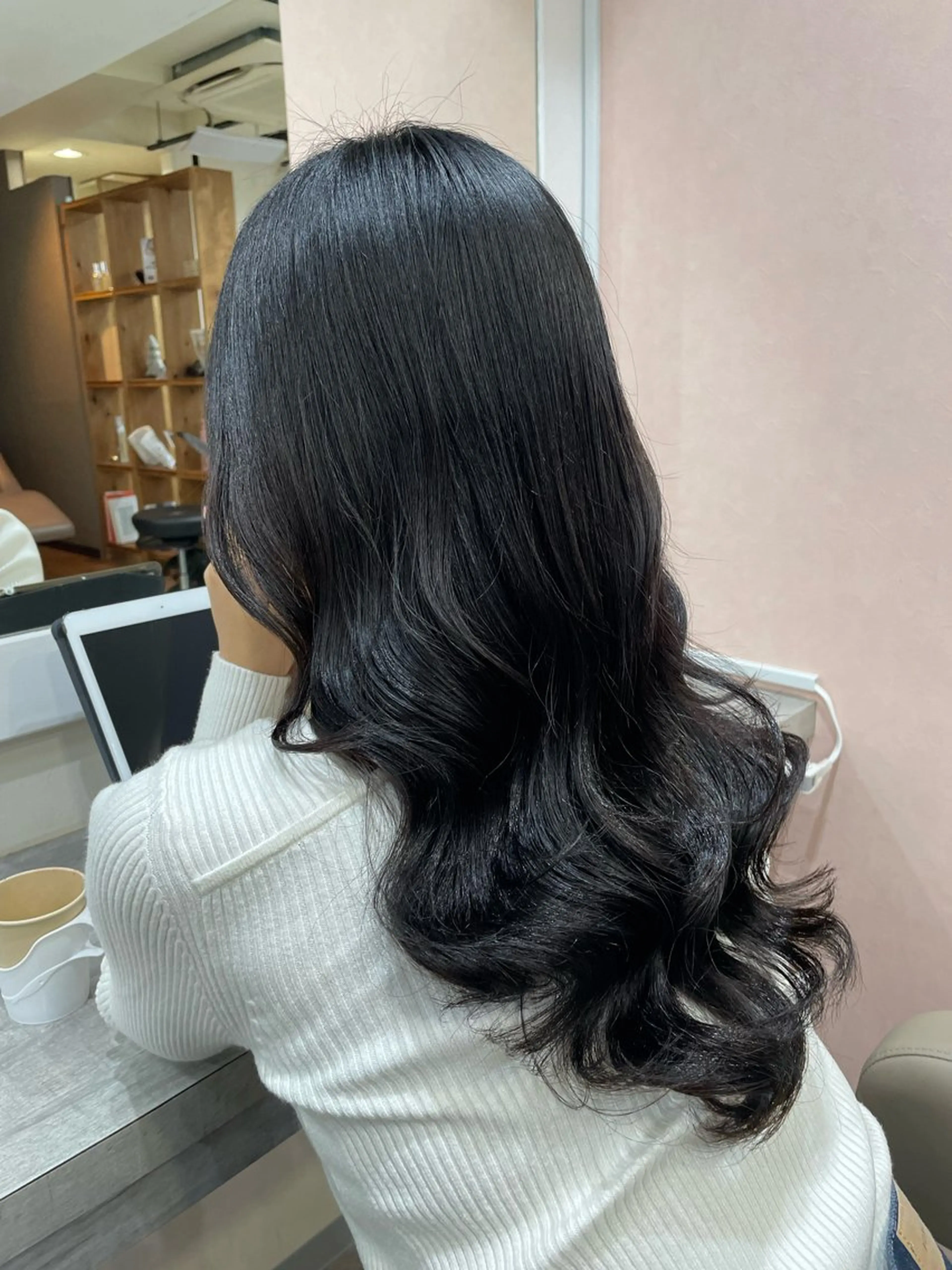 ロング パーマ 韓国風パーマ/ヘア セット/店長みづきのヘアスタイル