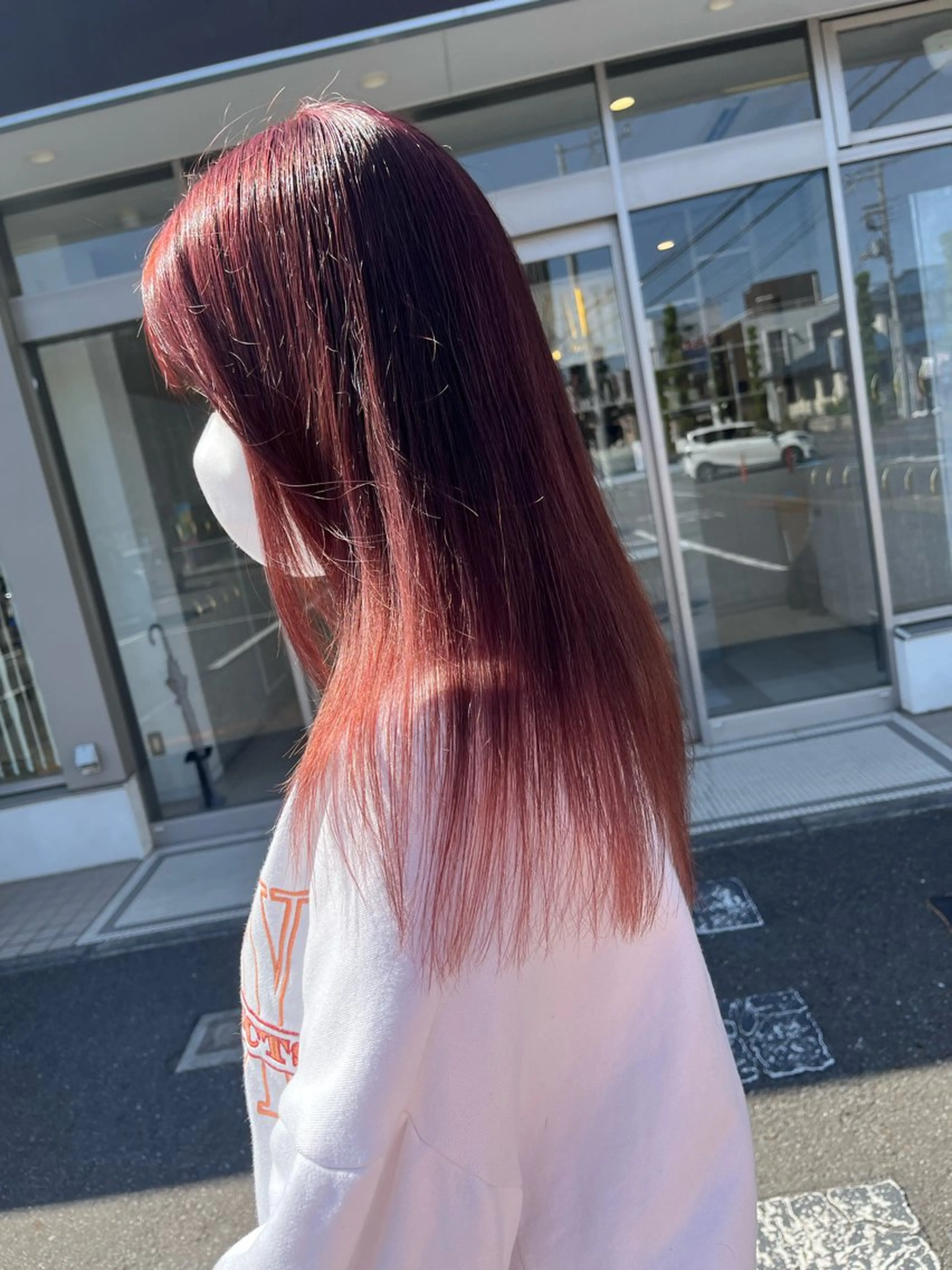 ロング カラー 吹田 駿 髪質改善縮毛矯正のヘアスタイル