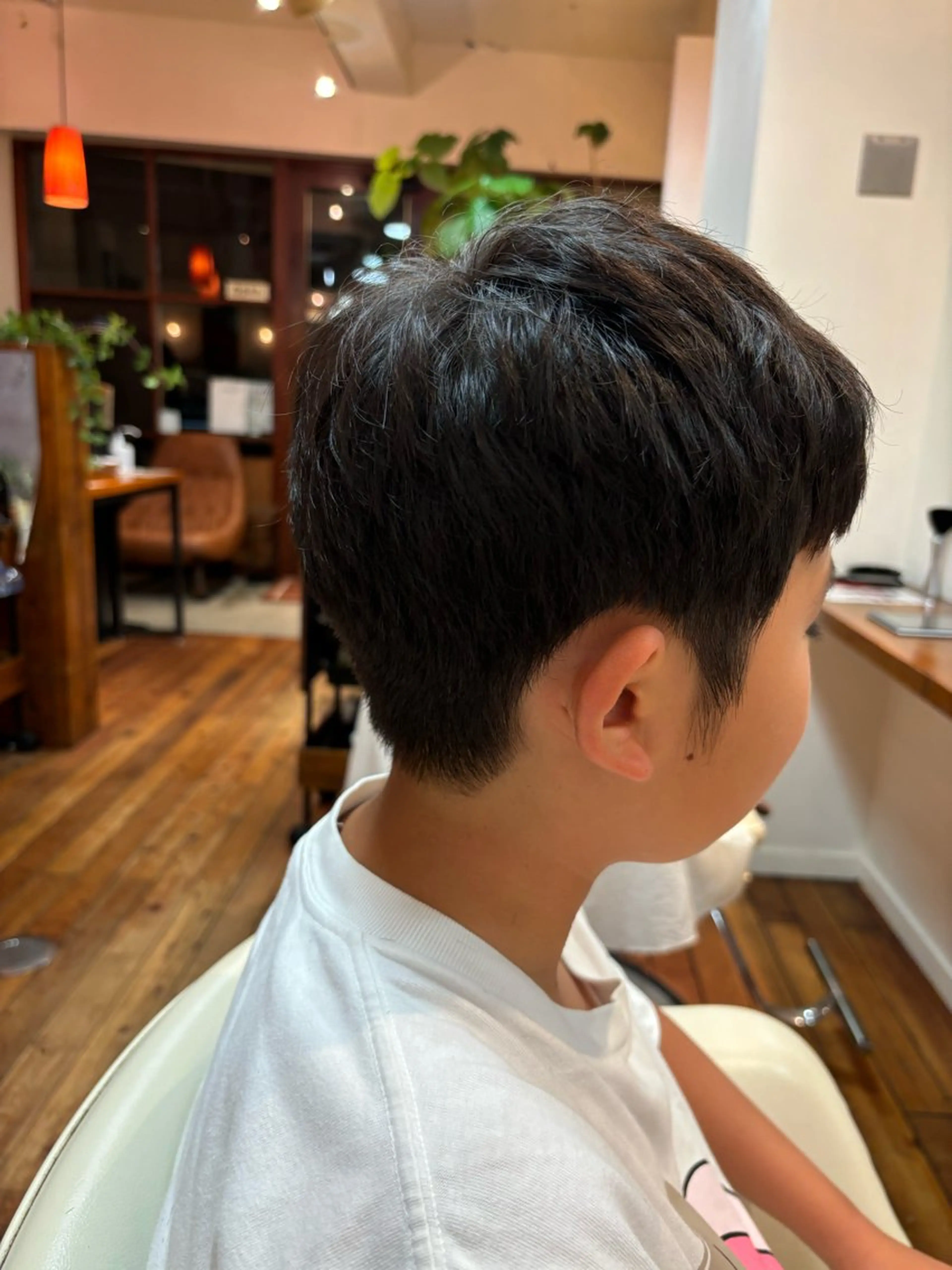 ショート メンズ キッズ カット 小野瀬 文哉のヘアスタイル