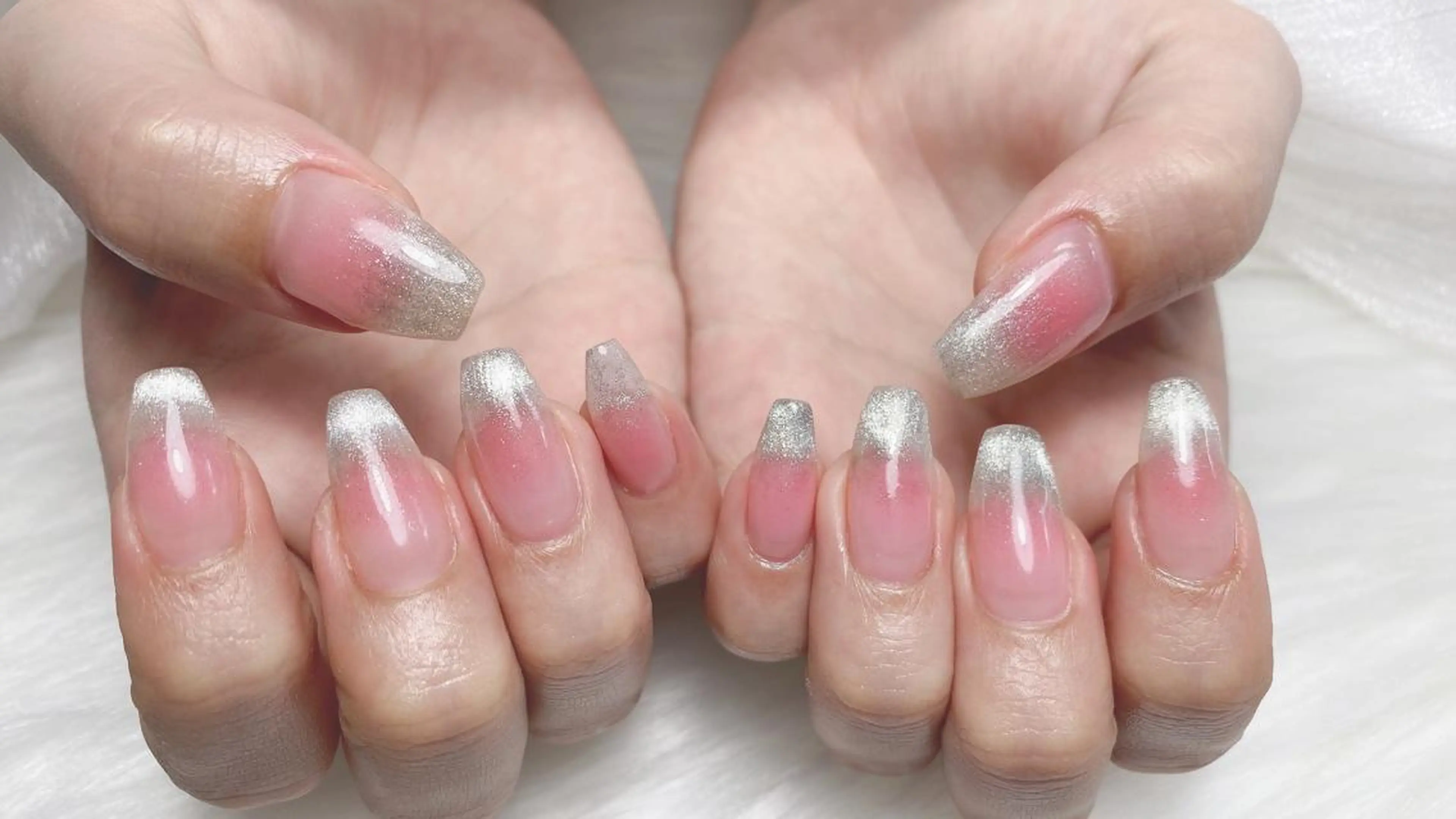 ネイル ハンドネイル オーシャン スカルプネイルサロンのネイルデザイン