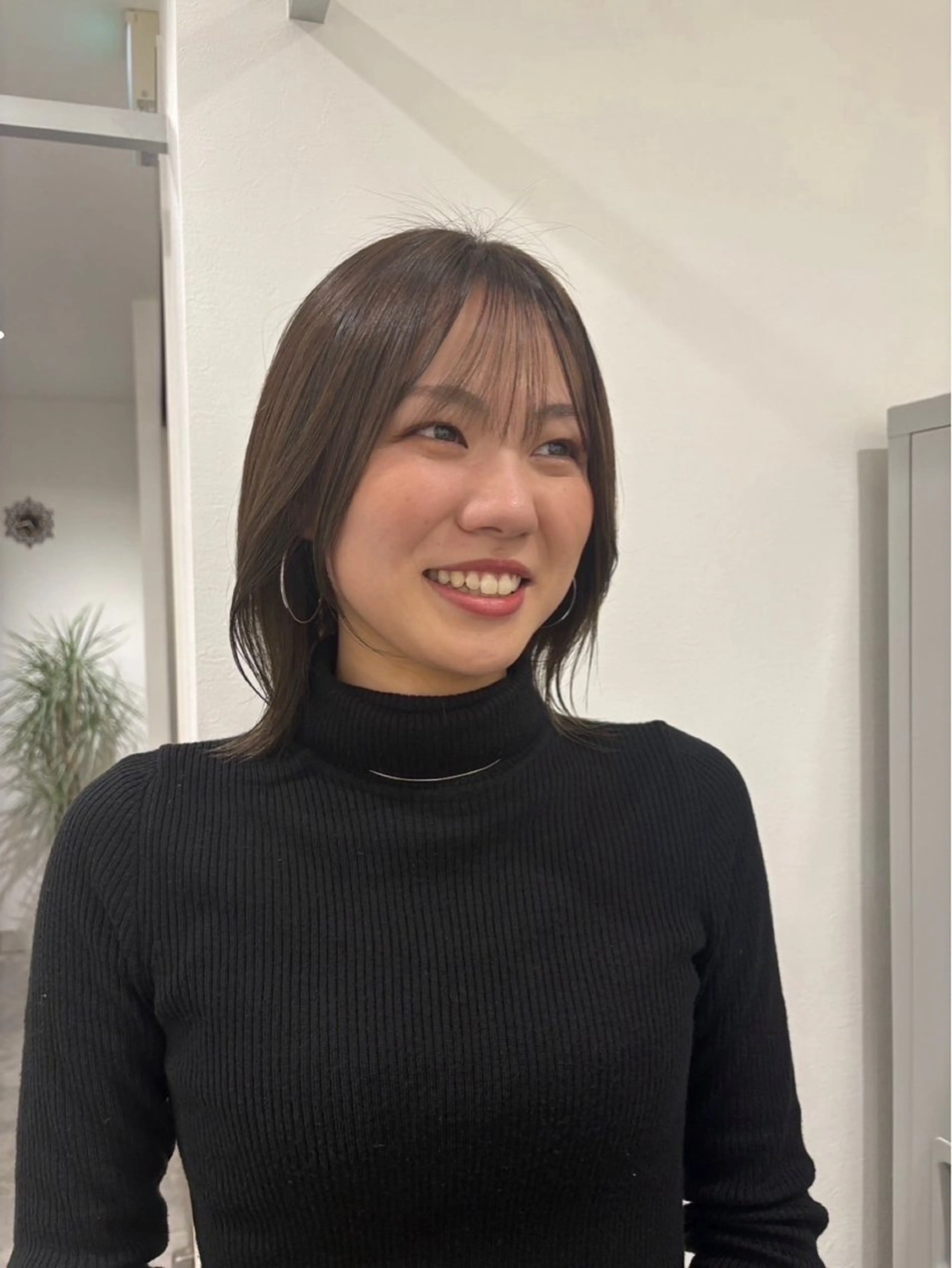 ミディアム カラー ヘアアレンジ ブリーチ ケアブリーチ ボブ 韓国風ヘア レイヤーカット 💝似合わせカット& カラーＵｒｕｎａ💝のヘアスタイル