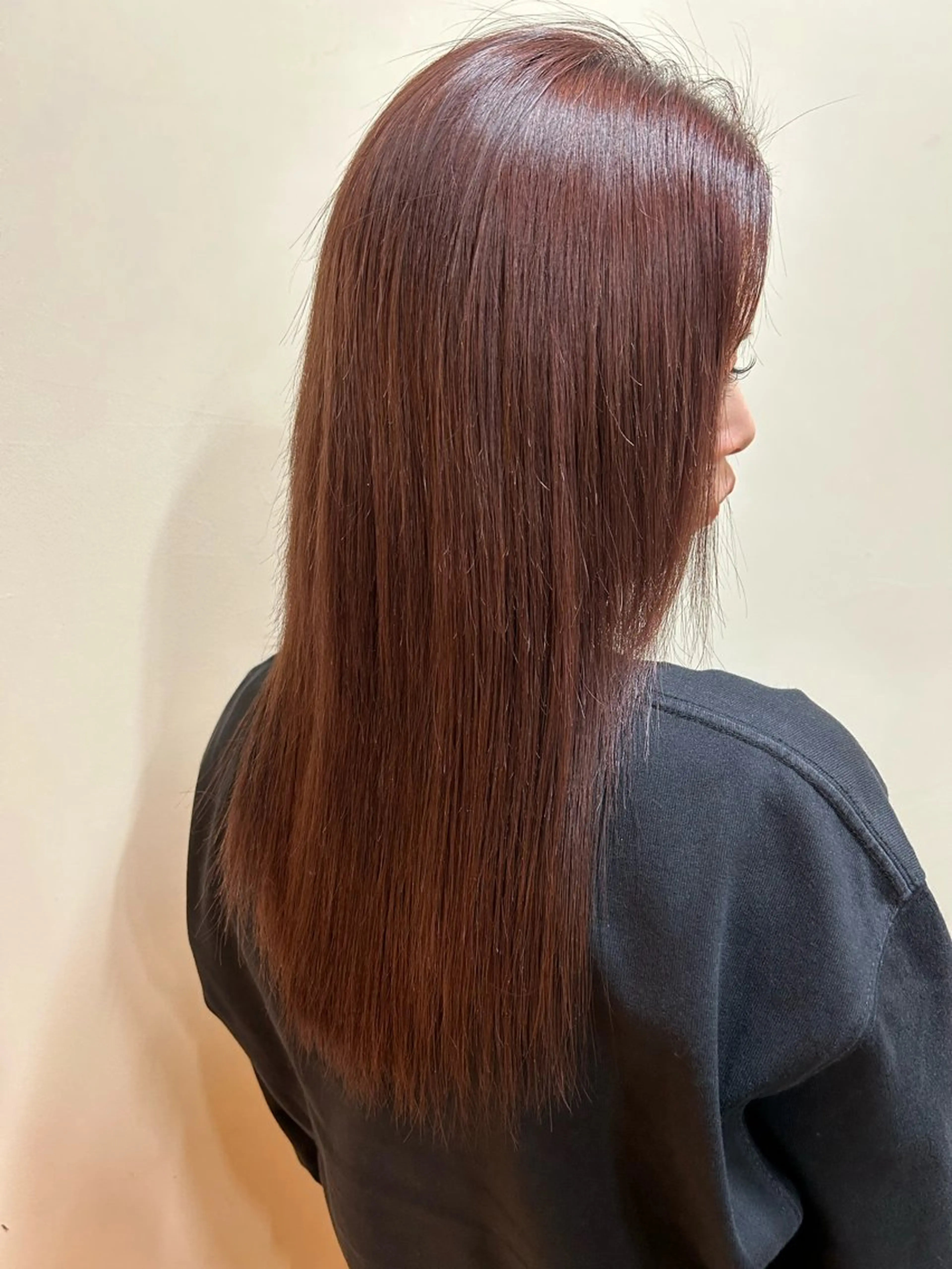 セミロング 水谷 菜央のヘアスタイル