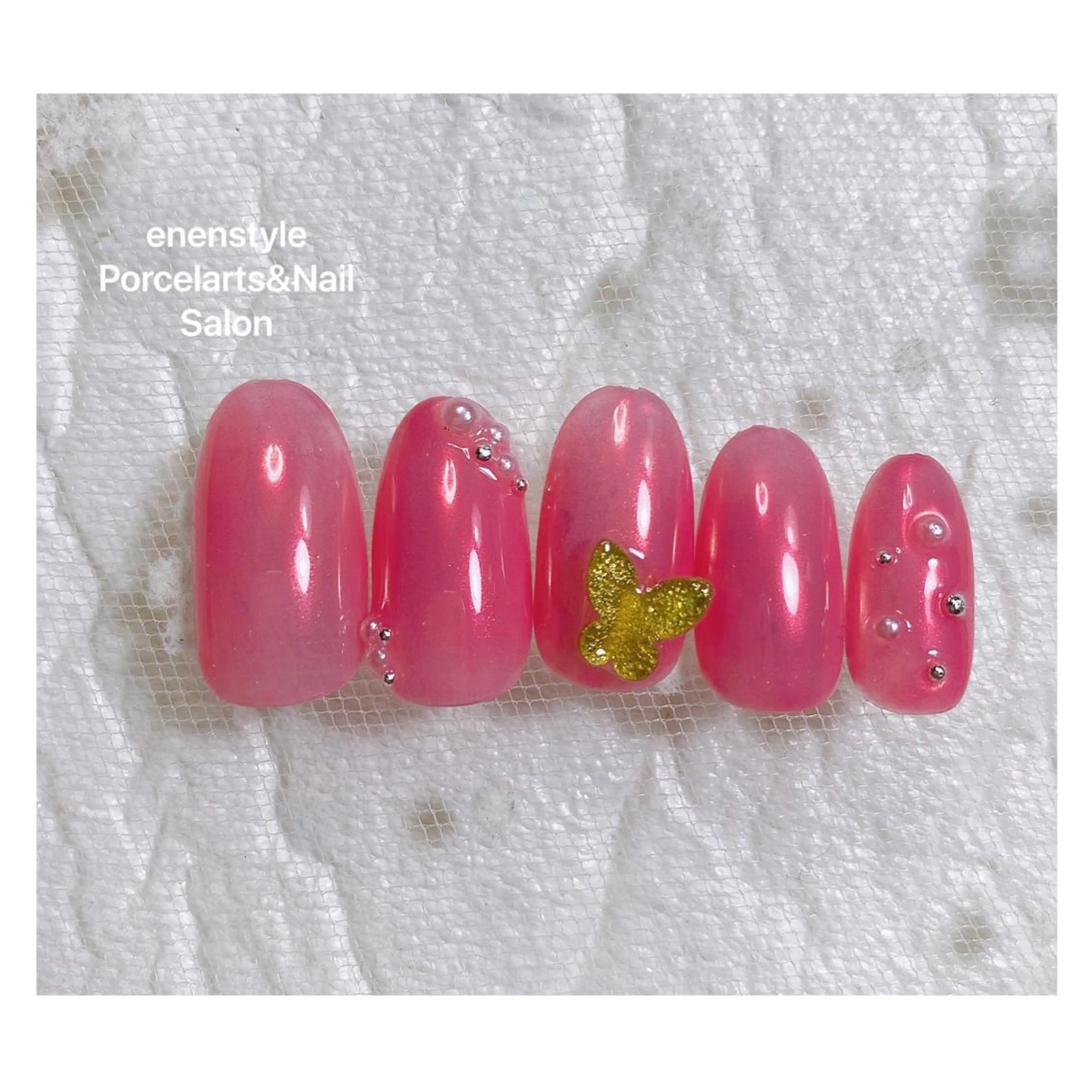 ミディアム ネイル ハンドネイル 👑enen style👑のネイルデザイン