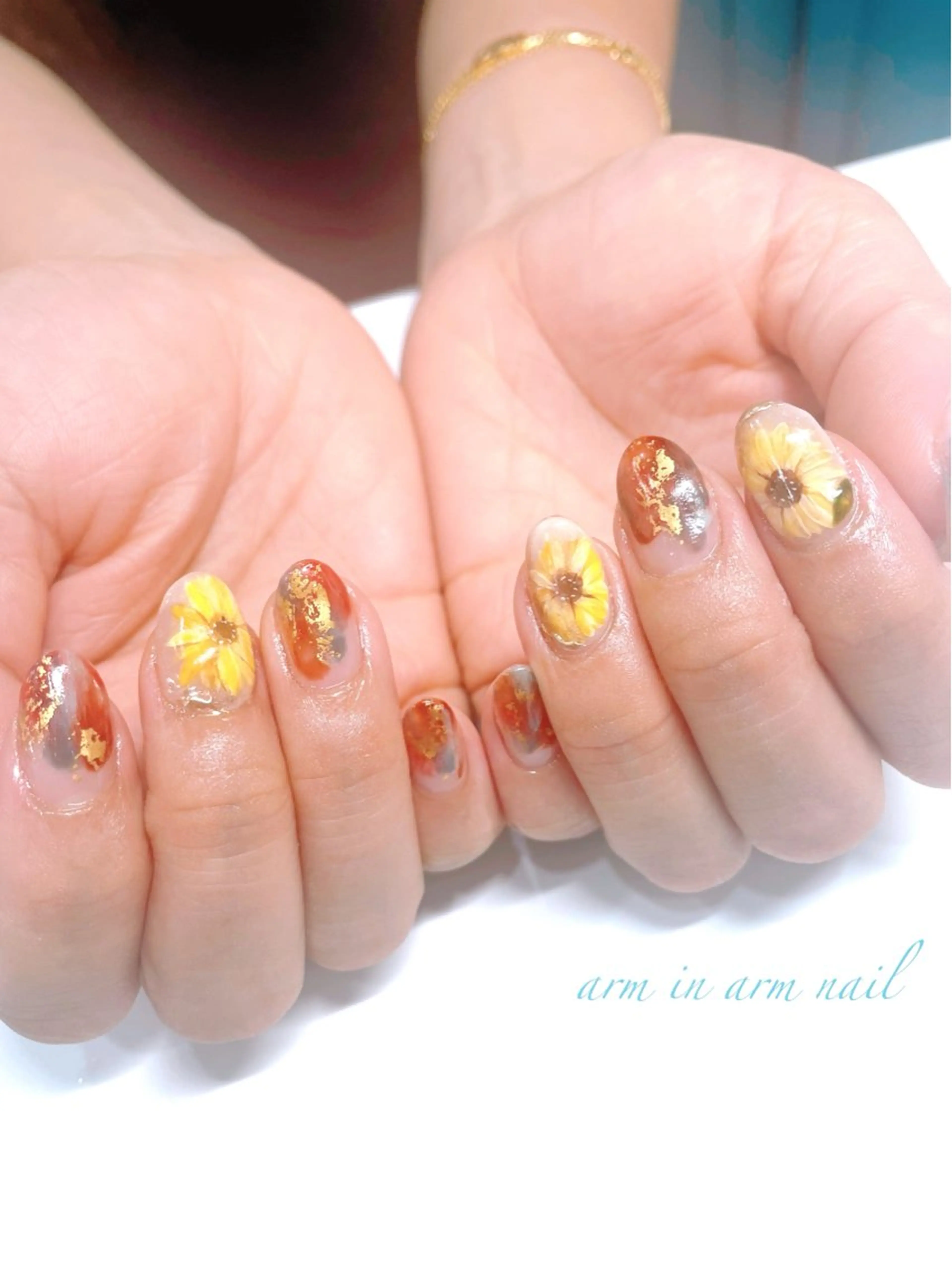 ネイル arm in arm ︎✿Yamamotoのマツエク・マツパデザイン