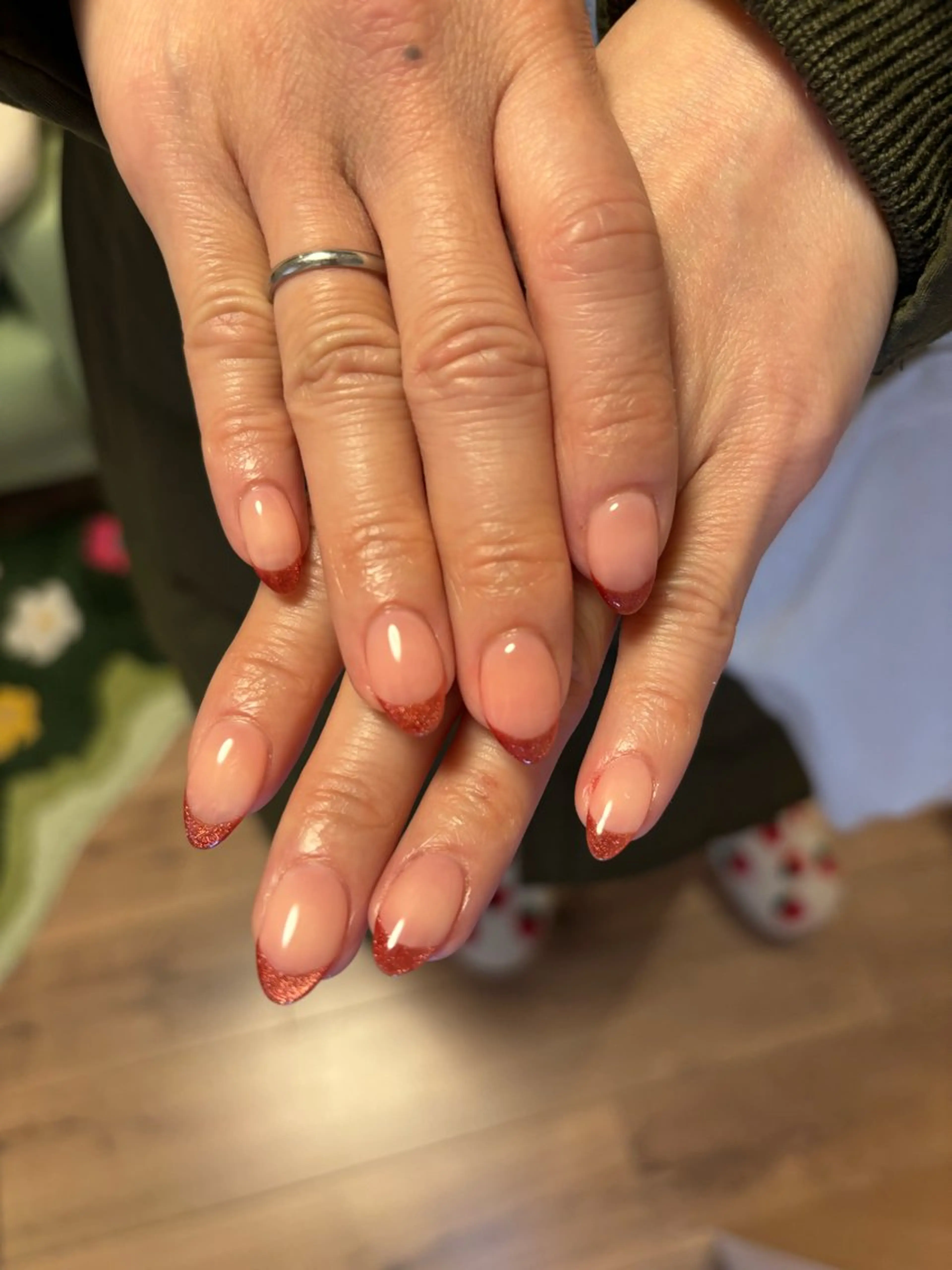 ネイル フレンチネイル マグネットネイル マグネットフレンチ 京美人所属・京 美人のネイルデザイン