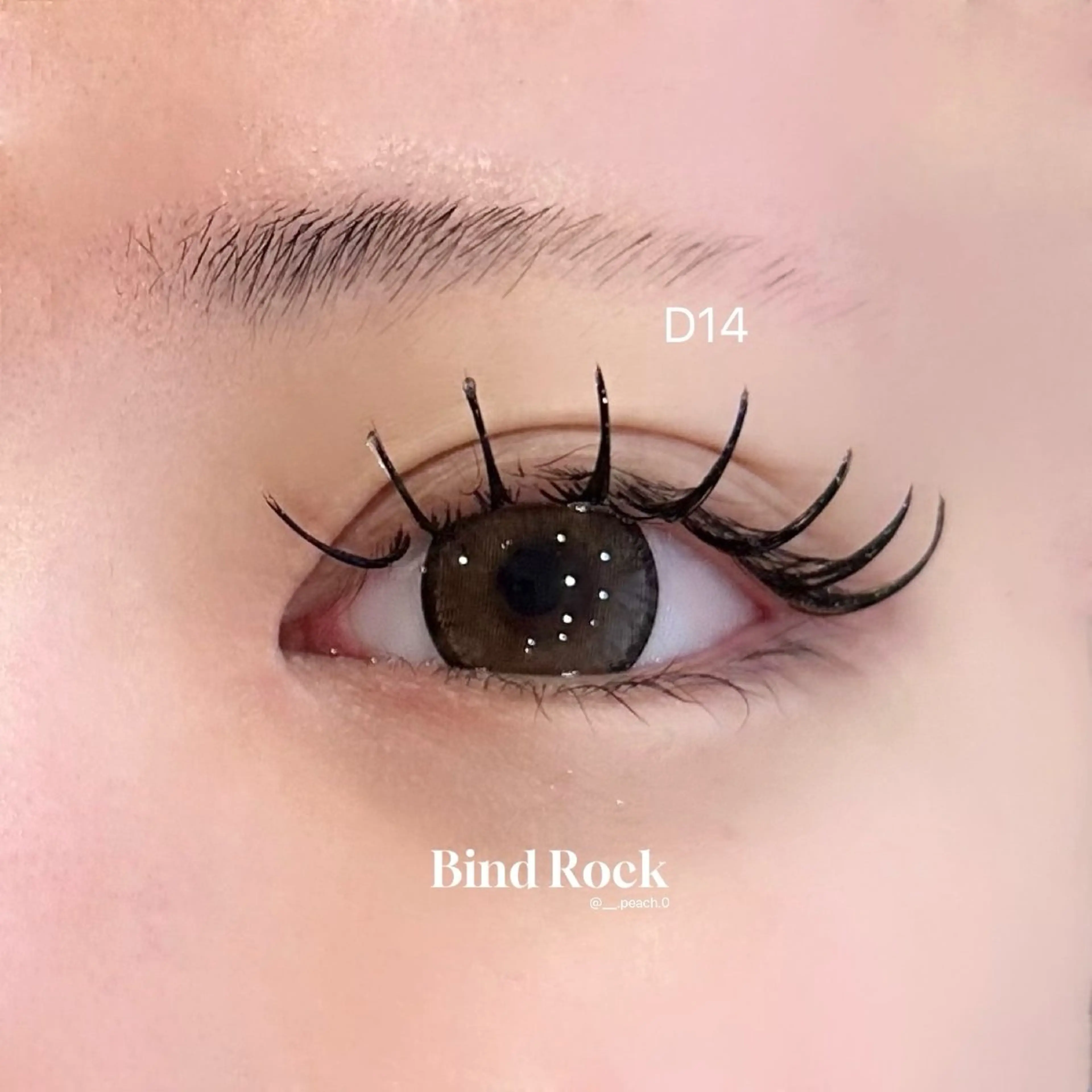 マツエク・マツパ 束感まつ毛 Olivia 村上のマツエク・マツパデザイン