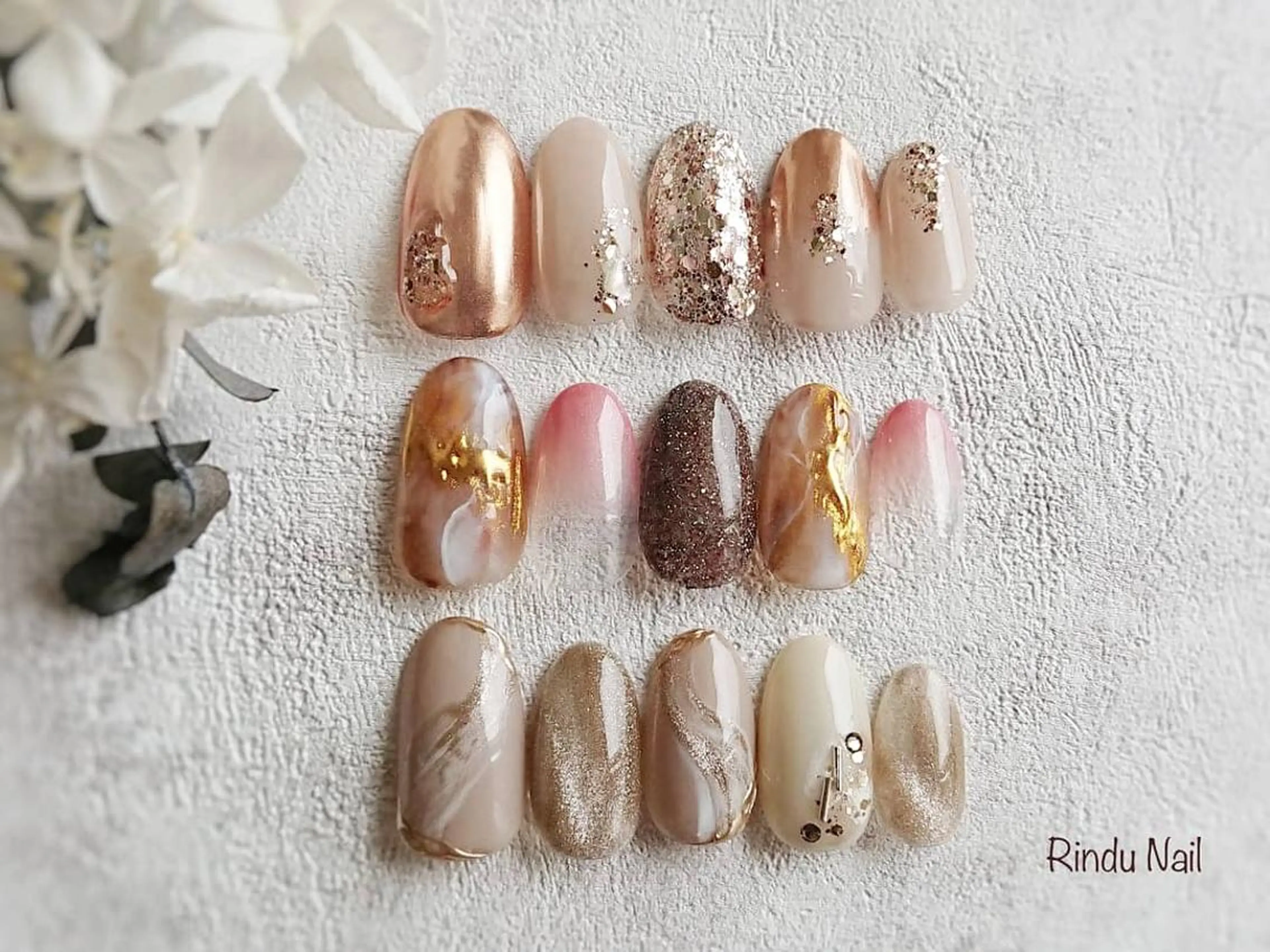 ネイル ニュアンスネイル Rindu Nail 上小田井ジュニアのネイルデザイン