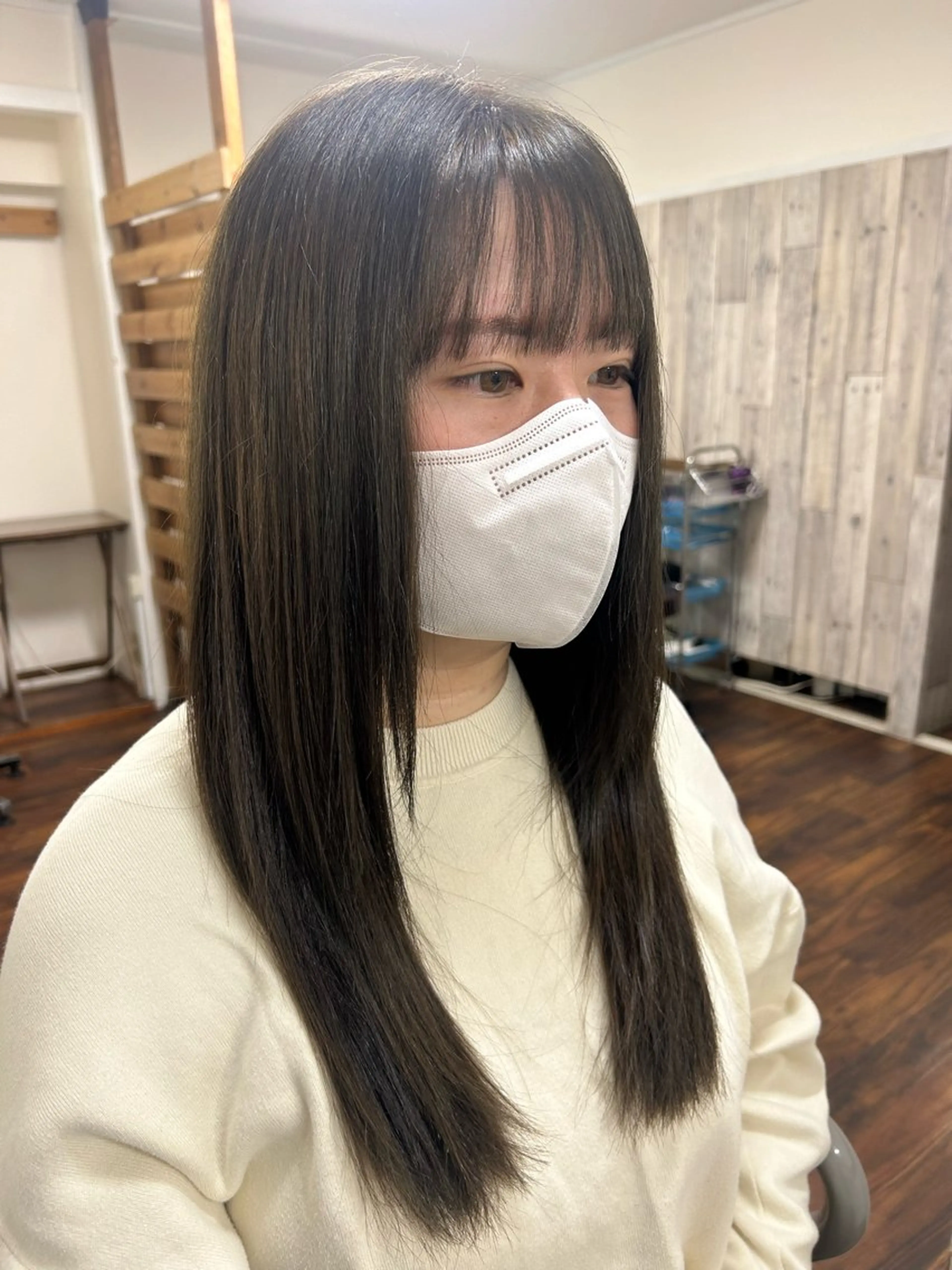 ロング ヘアカラー トリートメント 🌈アイスアウト🌈 Mahoのヘアスタイル