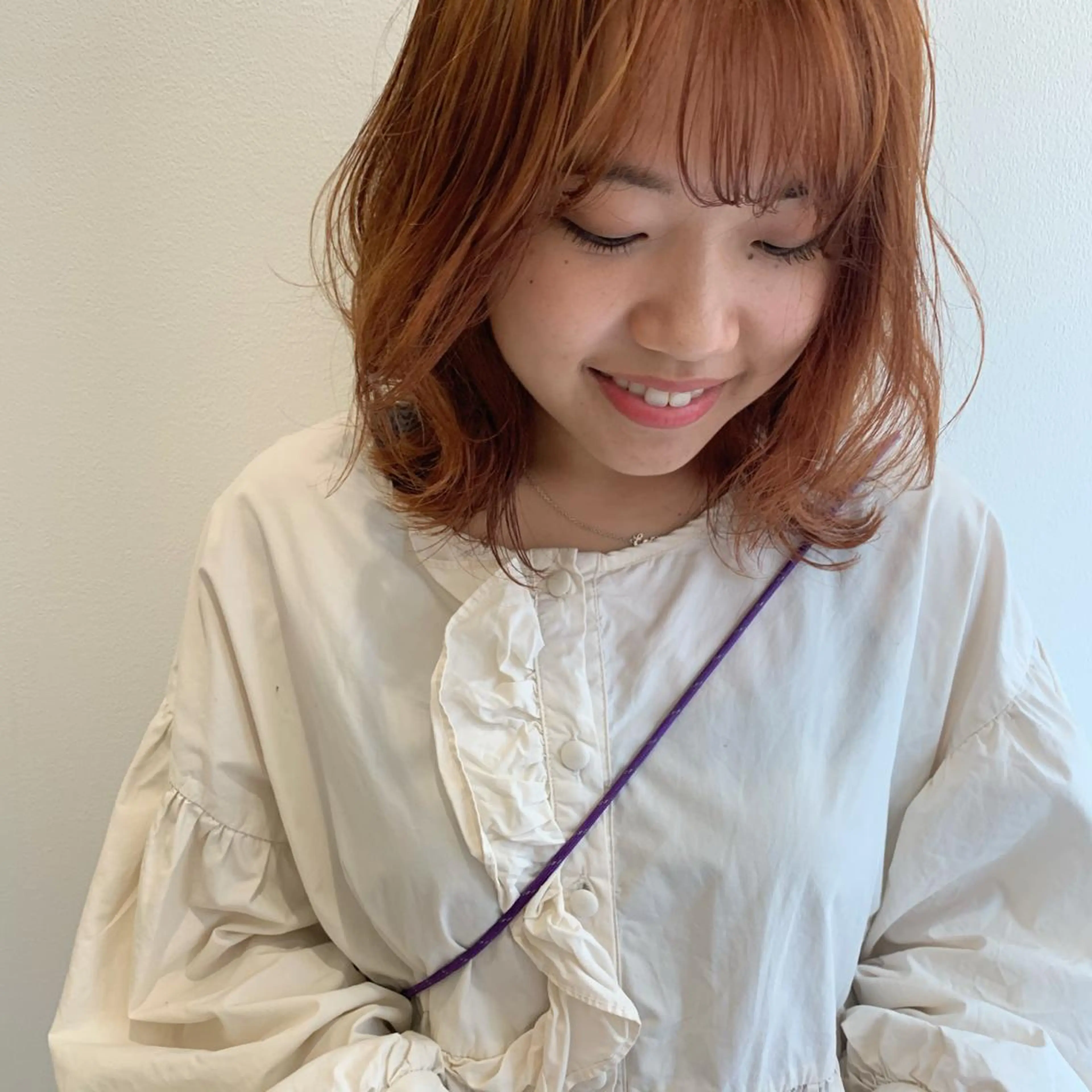 カラー MARU パーマ/レイヤーのヘアスタイル