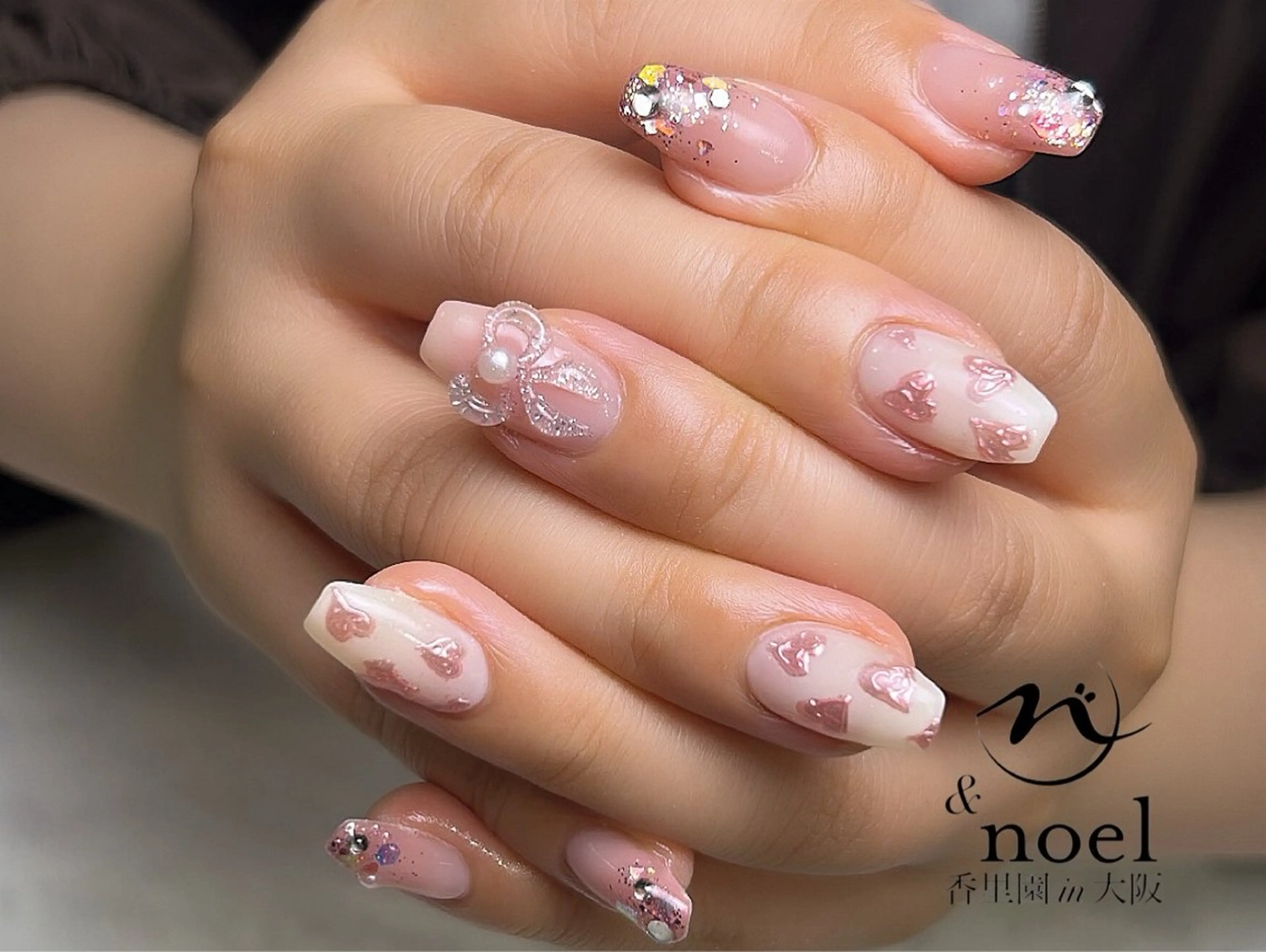 ネイル ハンドネイル もも 🍑のネイルデザイン