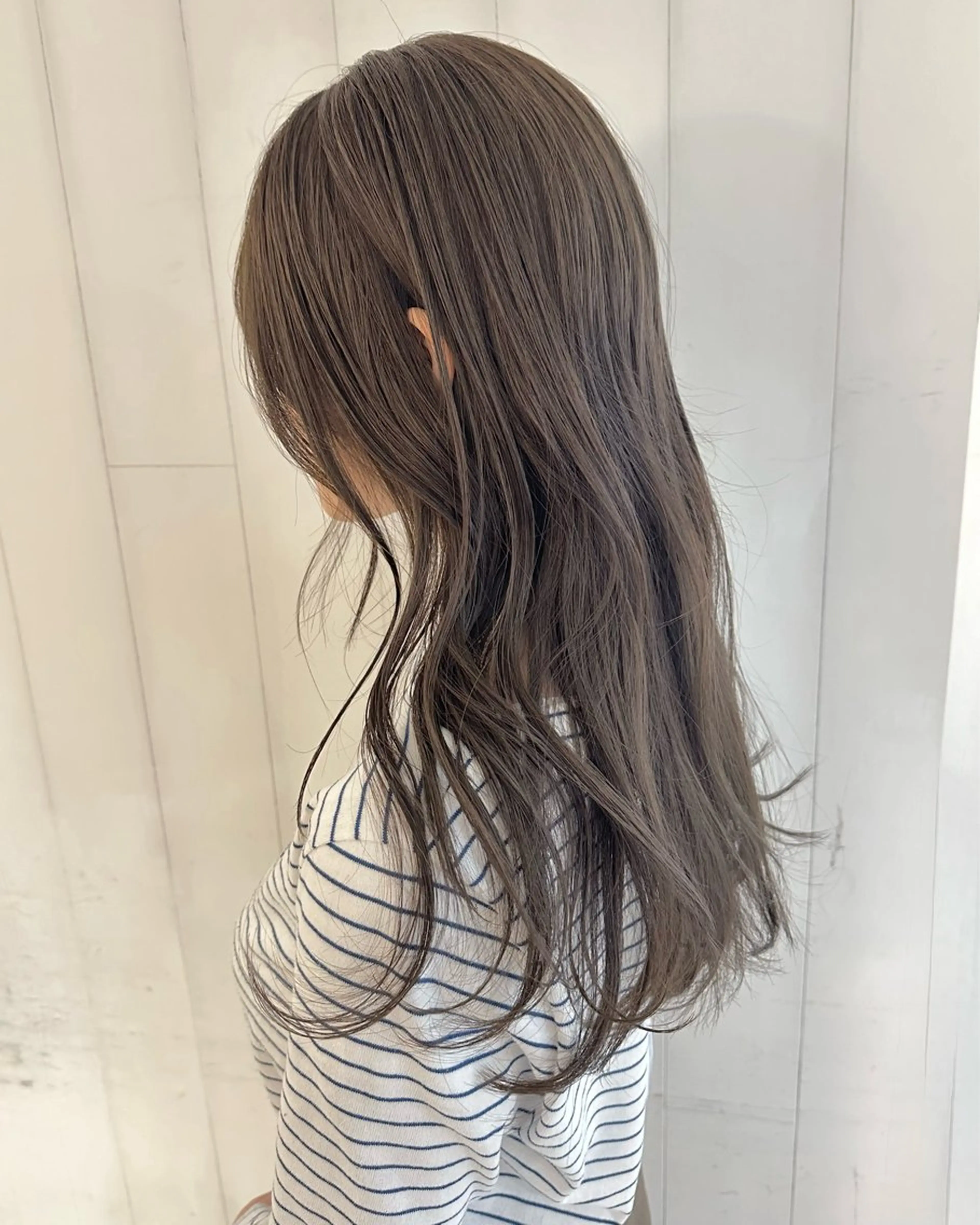 ロング カラー ヘアアレンジ ベージュカラー オリーブベージュ カット ヘアカラー トリートメント ヘアセット ブリーチなし透け感/ マンツーマン/Ryoのヘアスタイル