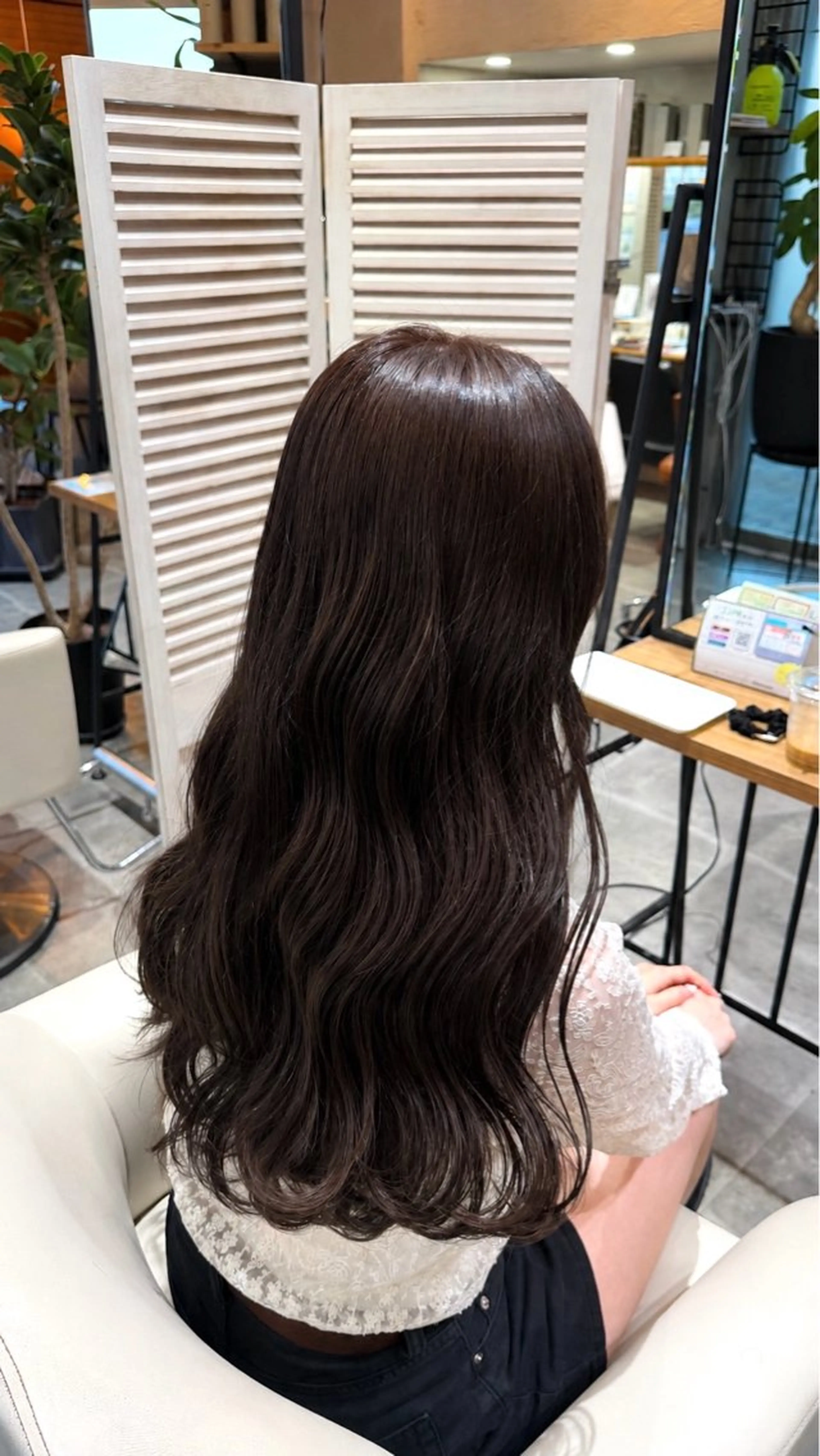 ロング カラー ブリーチ ヘアカラー トリートメント Glimpseあやね 🎀大濠/髪質改善のヘアスタイル