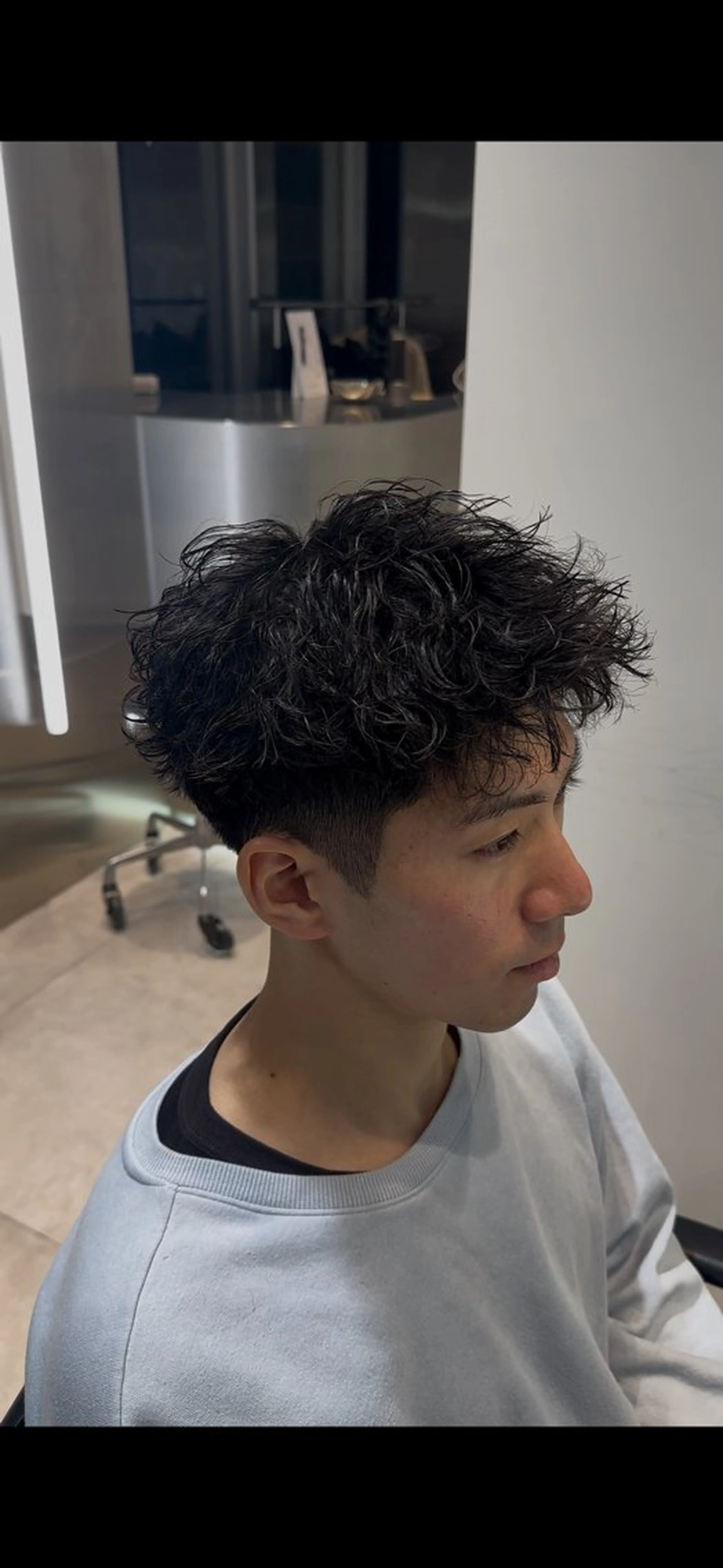 ショート パーマ 似合わせパーマ🔥 河浪  大智のヘアスタイル