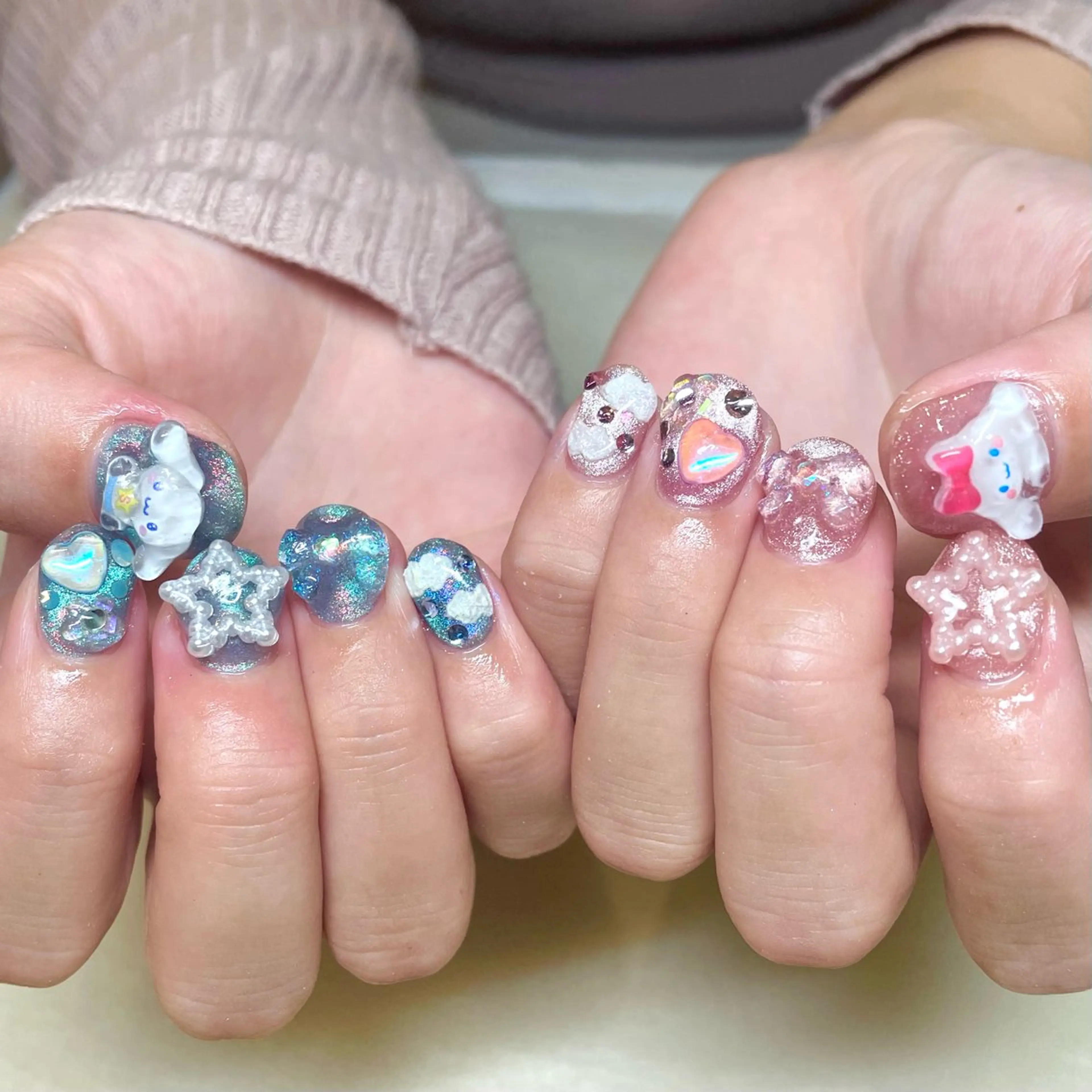 ネイル ハンドネイル 新井 ひなののネイルデザイン