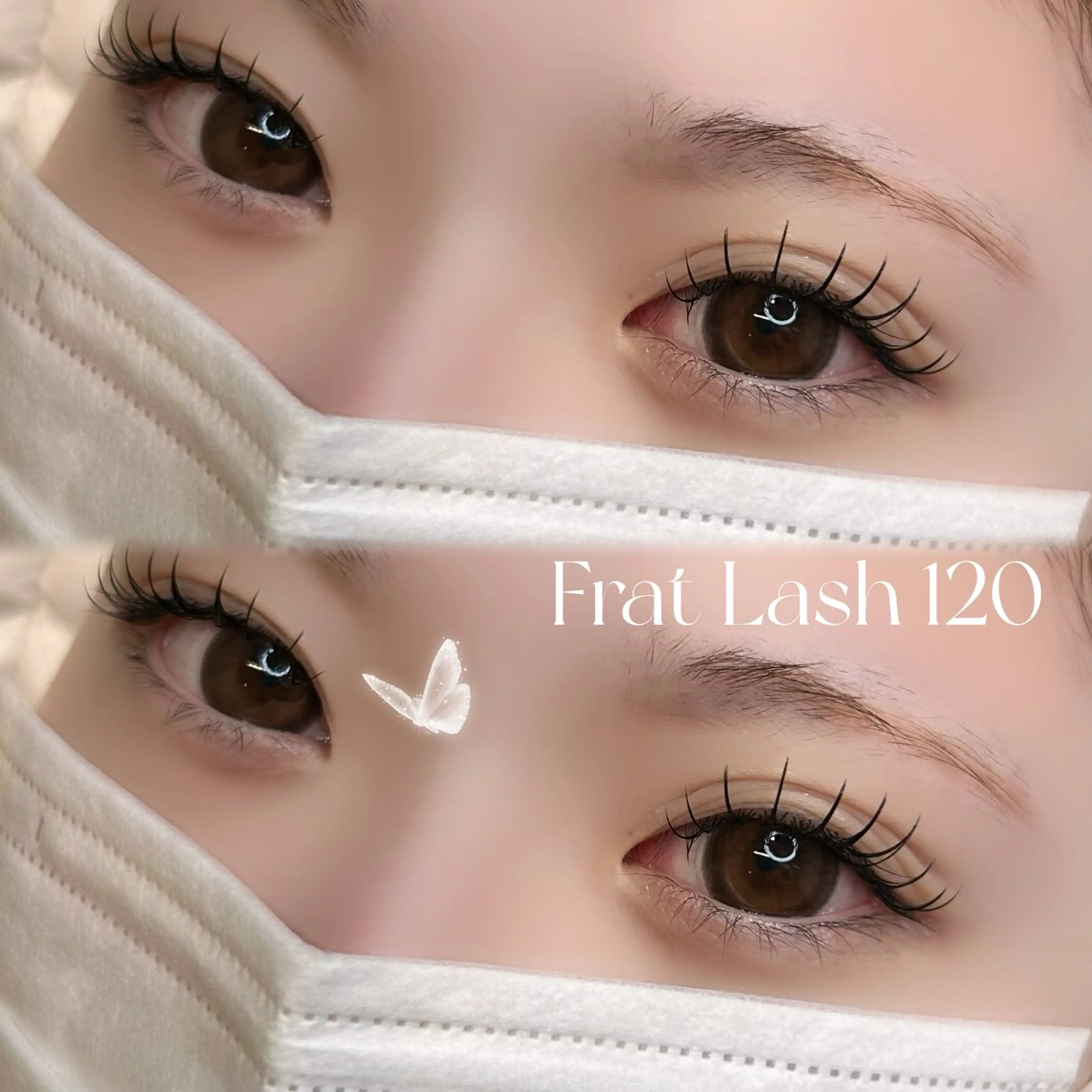 マツエク・マツパ CCカール Cカール カラーマツエク キュート Dカール マツエク mila. mahina 天神のマツエク・マツパデザイン