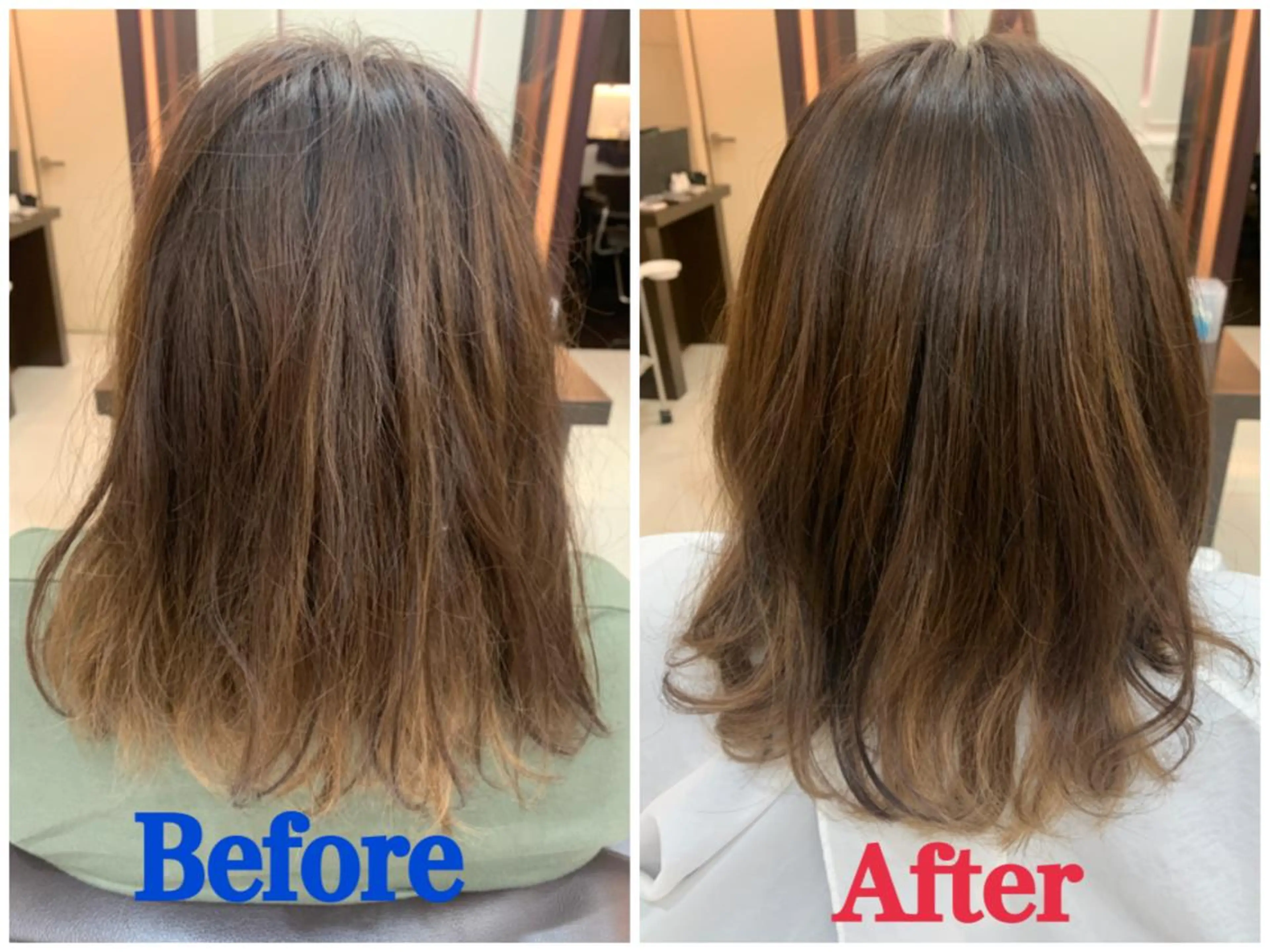 ミディアム カラー 村山 かほのヘアスタイル