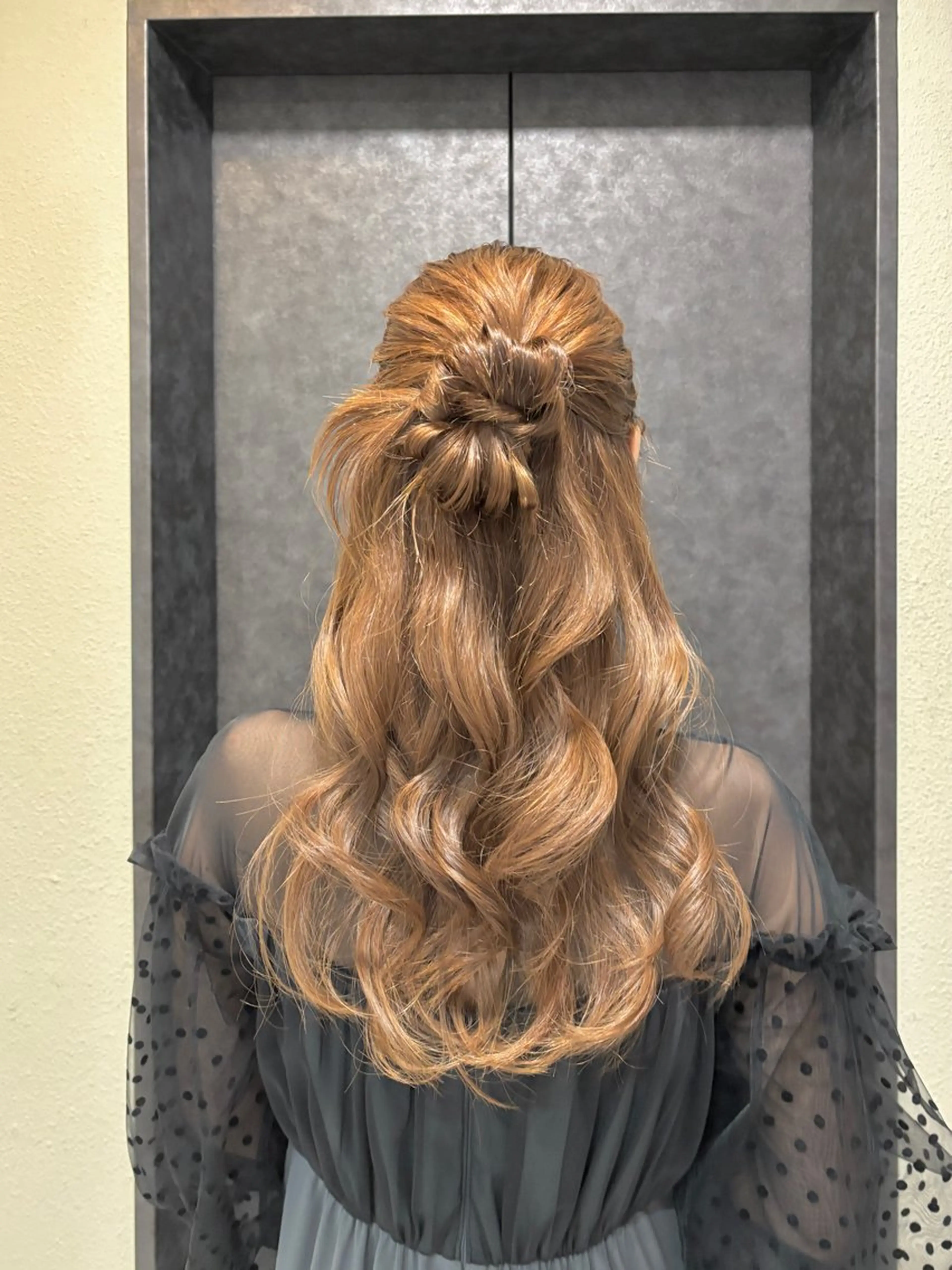 ヘアアレンジ ヘアセット Mila hinaのヘアスタイル