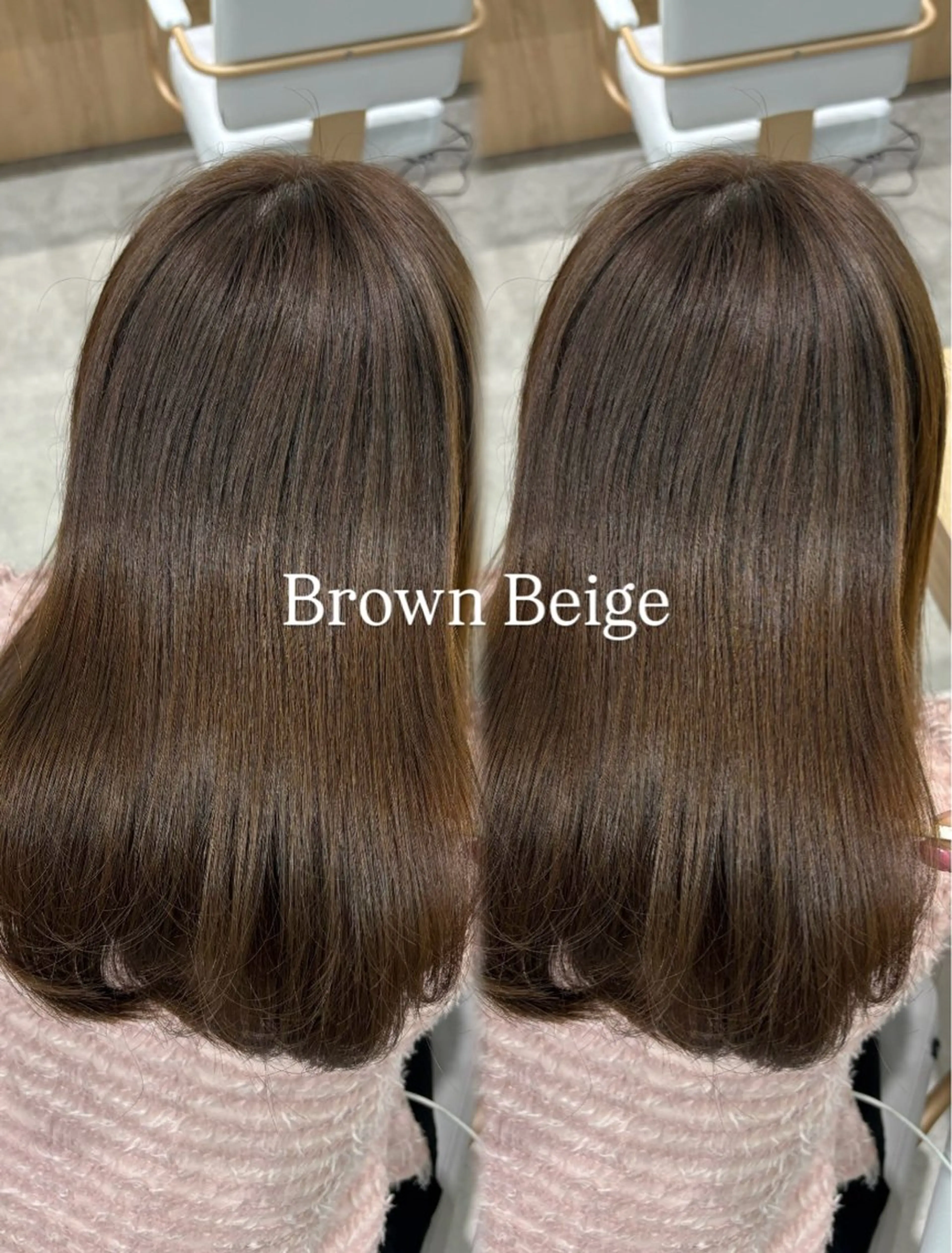 セミロング カラー 22日まで受付/ ケアカラー🍓KAEのヘアスタイル