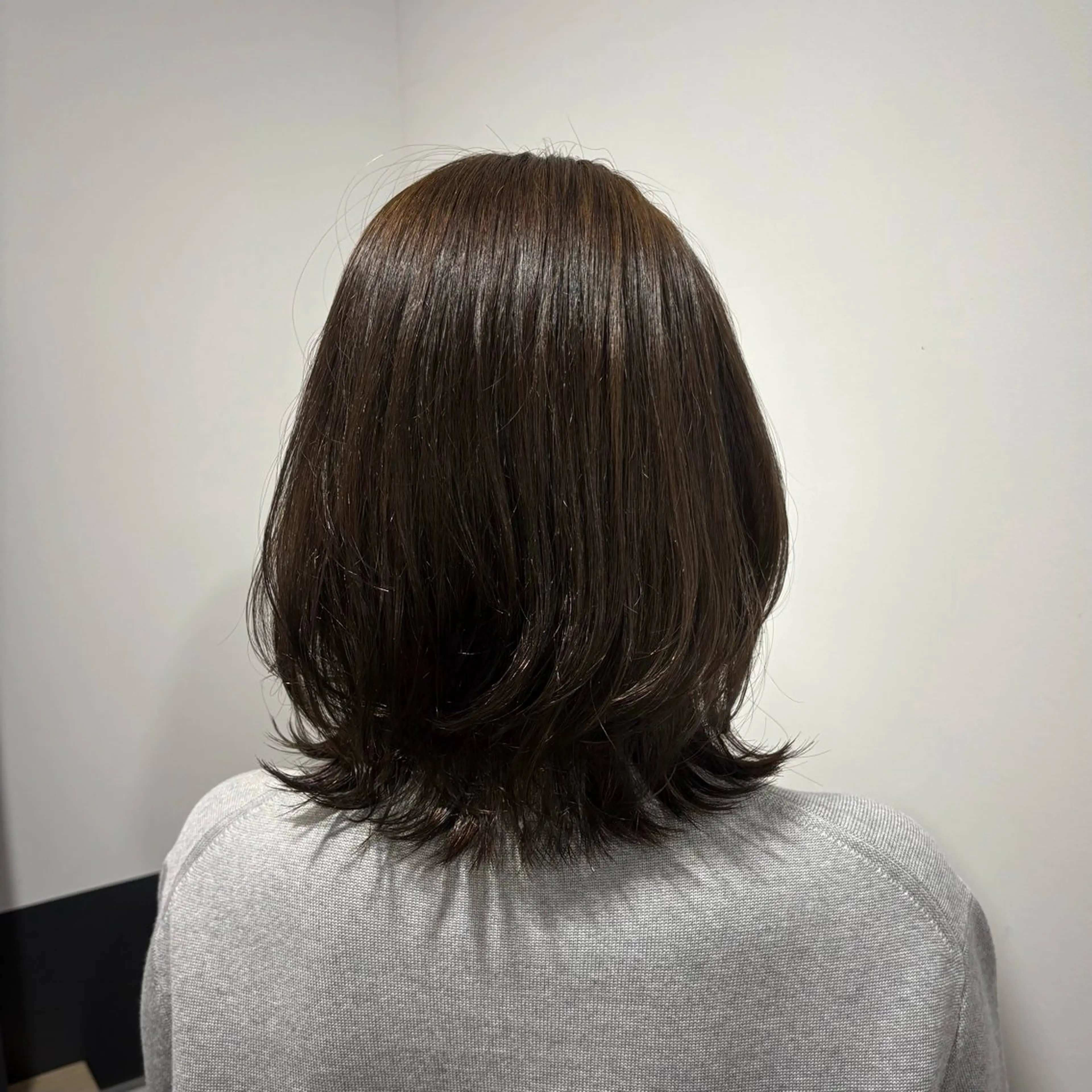 ミディアム ボブレイヤー ボブ レイヤーカット カット ヘアカラー トリートメント ボブ/外国人風カラー 🩵mikiのヘアスタイル