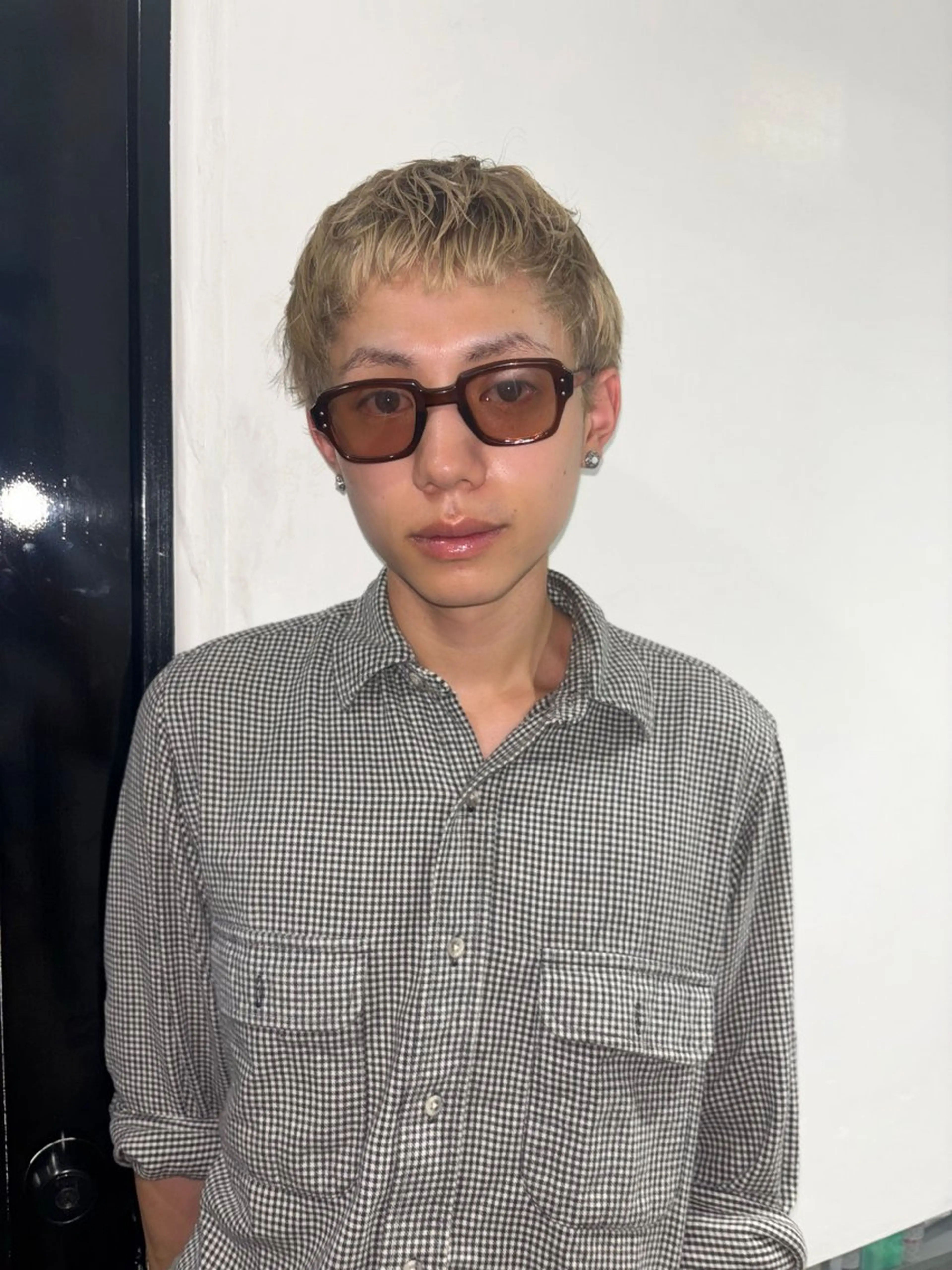 メンズ Hana/ハイトーン /レイヤーカットのヘアスタイル