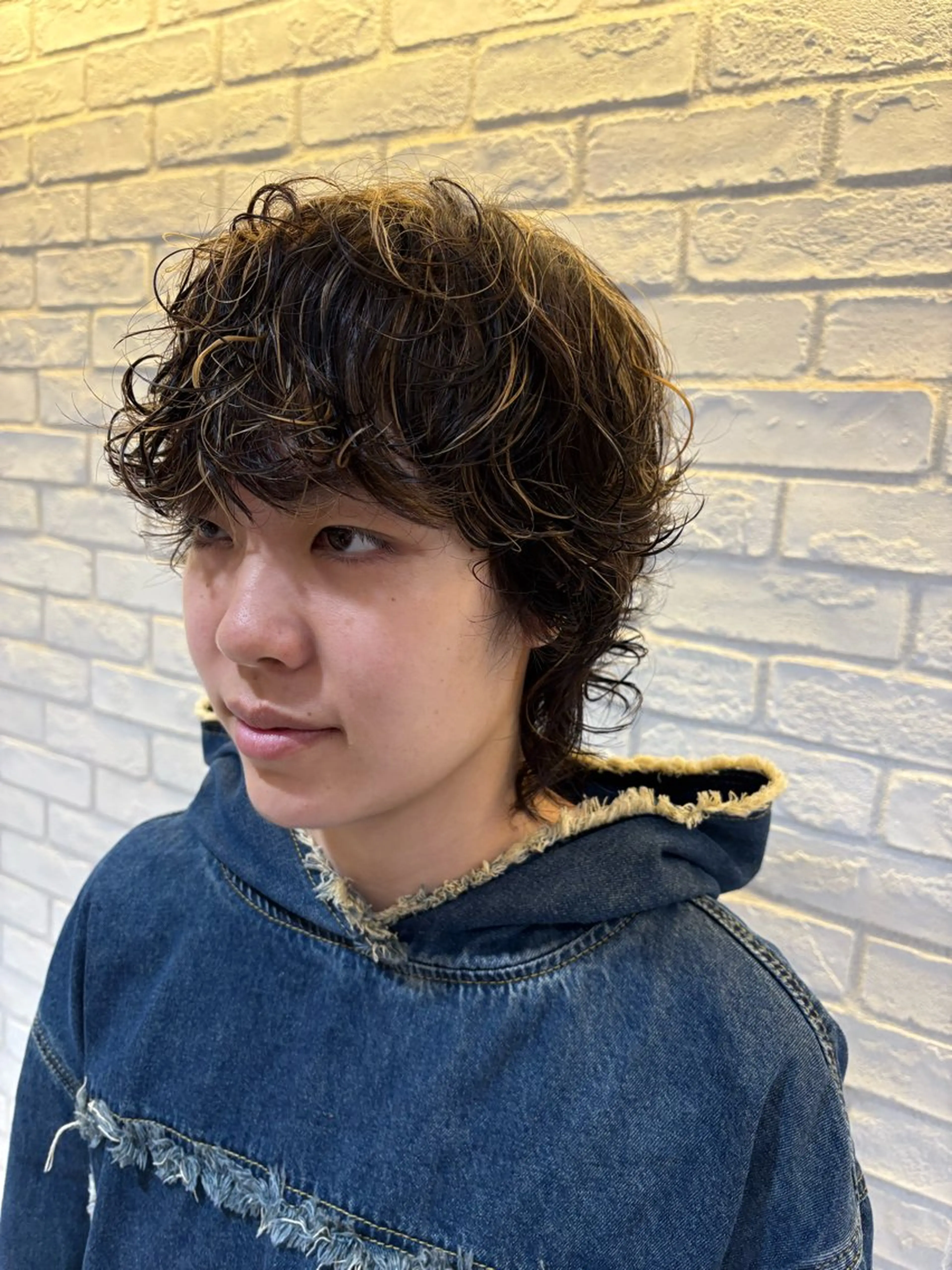 ミディアム カラー ハイライトカラー ハイライト preak 🖤mizuki🖤のヘアスタイル