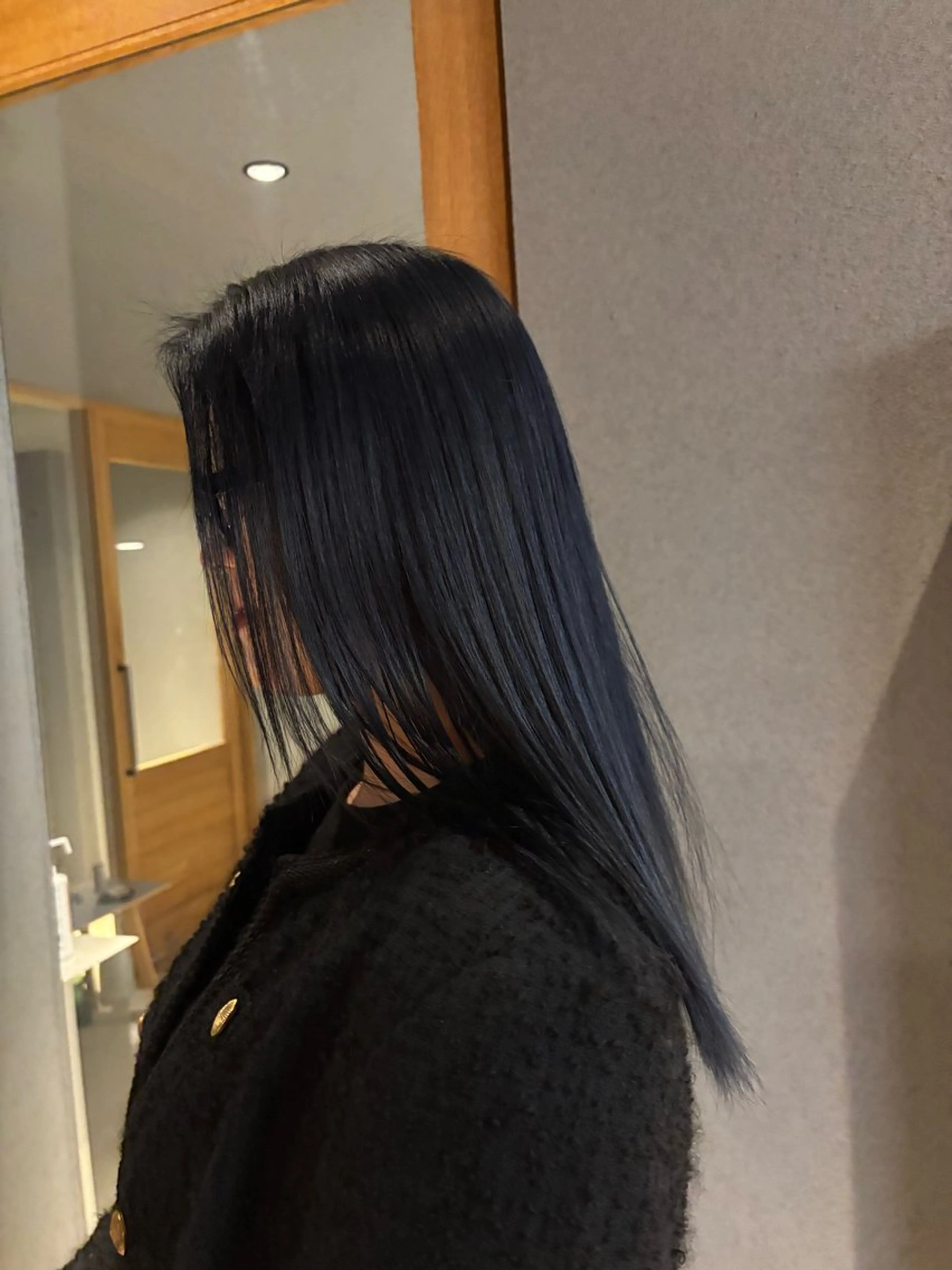 ロング カラー ネイビーカラー ヘアカラー duft. Natsuneのヘアスタイル