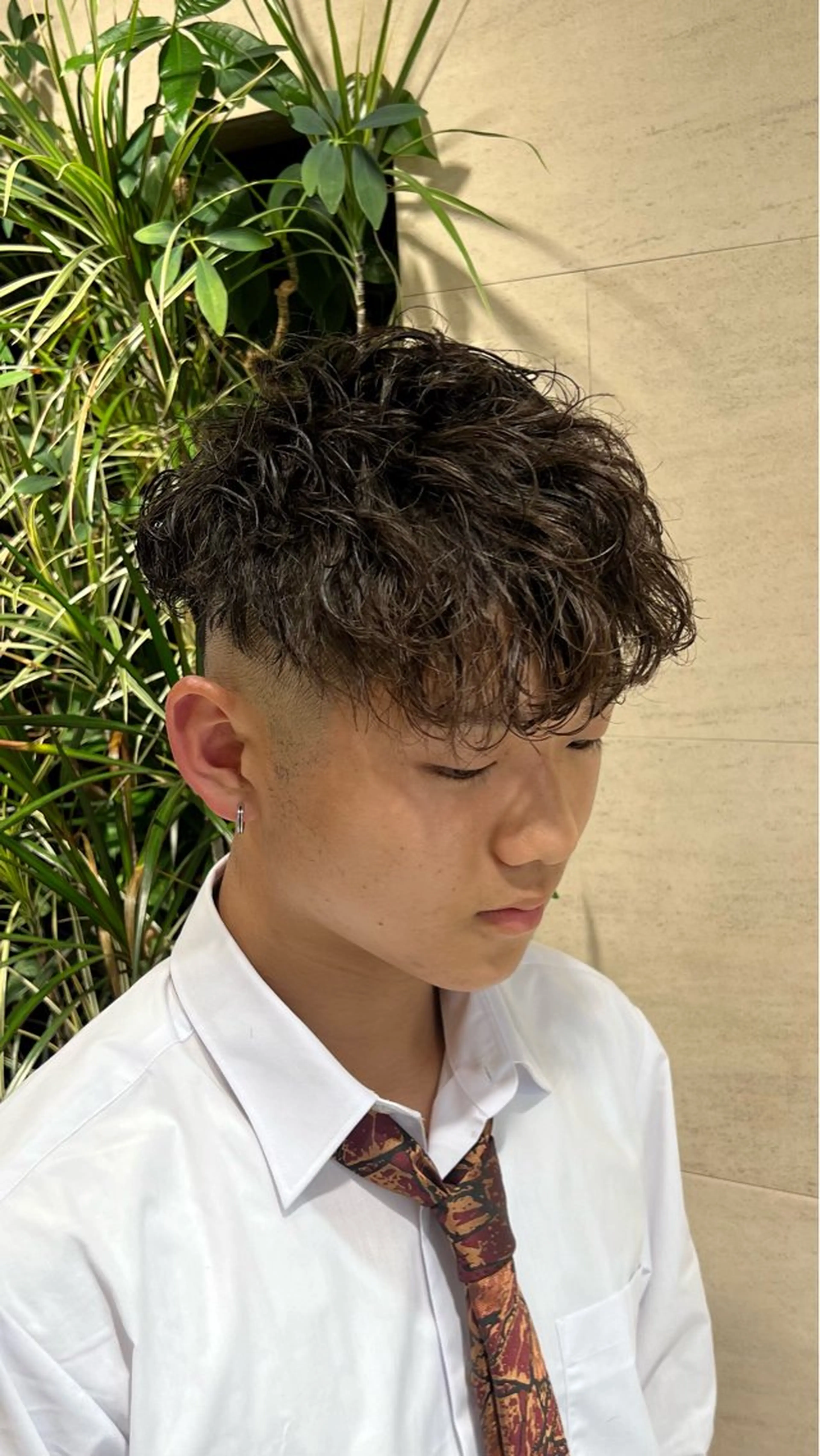 パーマ メンズ カット パーマ メンズカット/メン ズパーマ/鎌倉/ユウのヘアスタイル