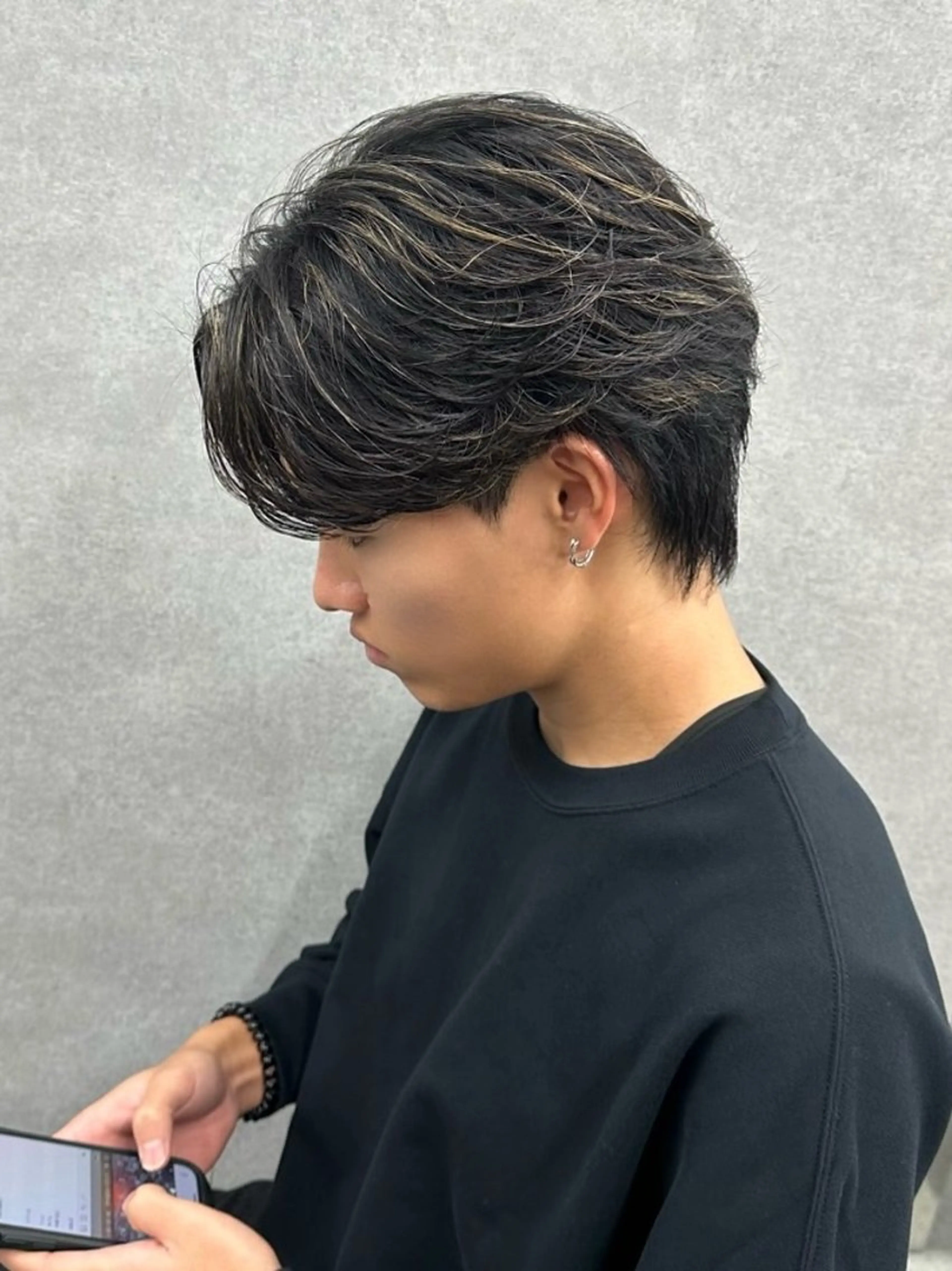 パーマ メンズ 佐藤 晏璃のヘアスタイル