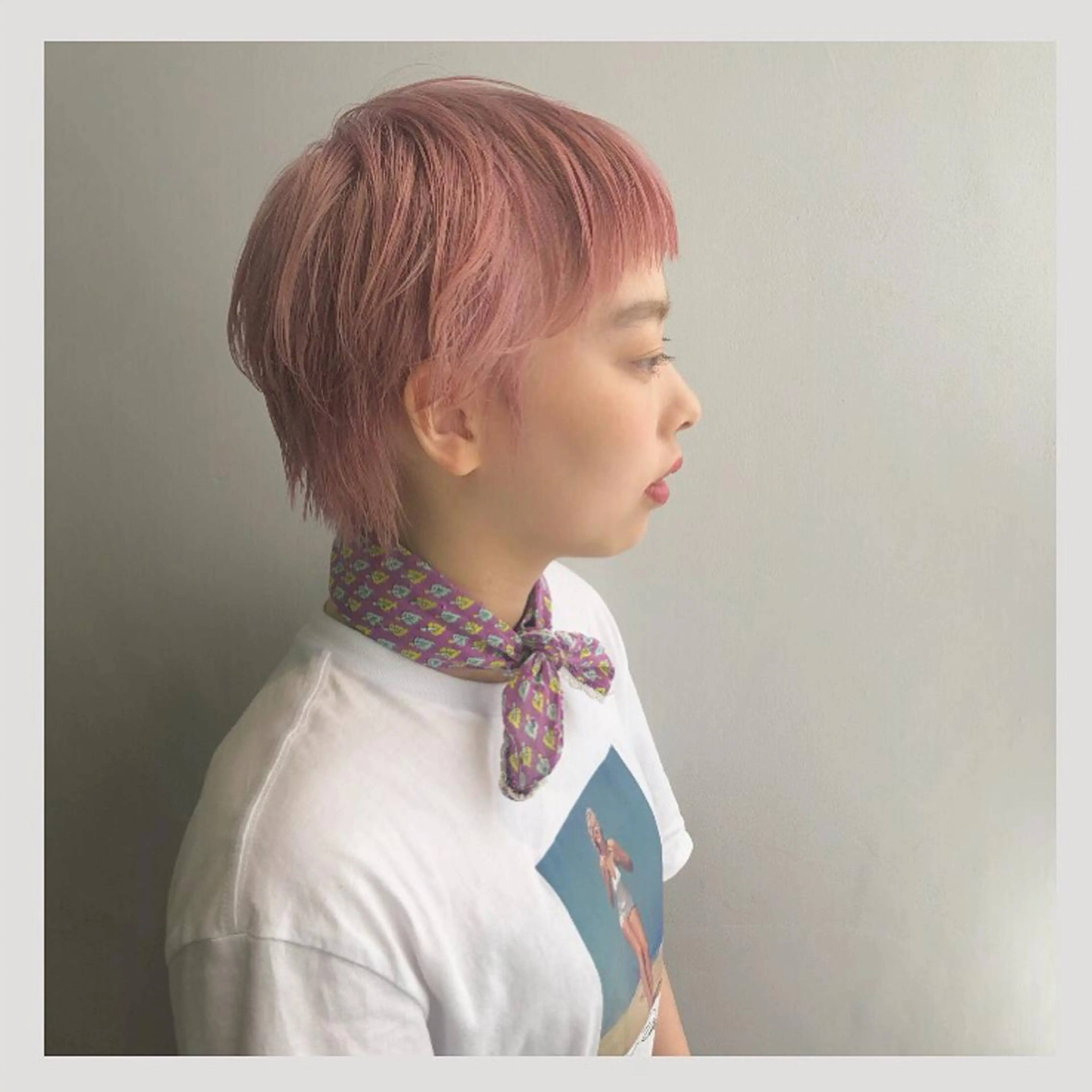 カラー ブリーチ ハイトーンカラー ピンクカラー 当日予約大歓迎💗 依田瑞希のヘアスタイル