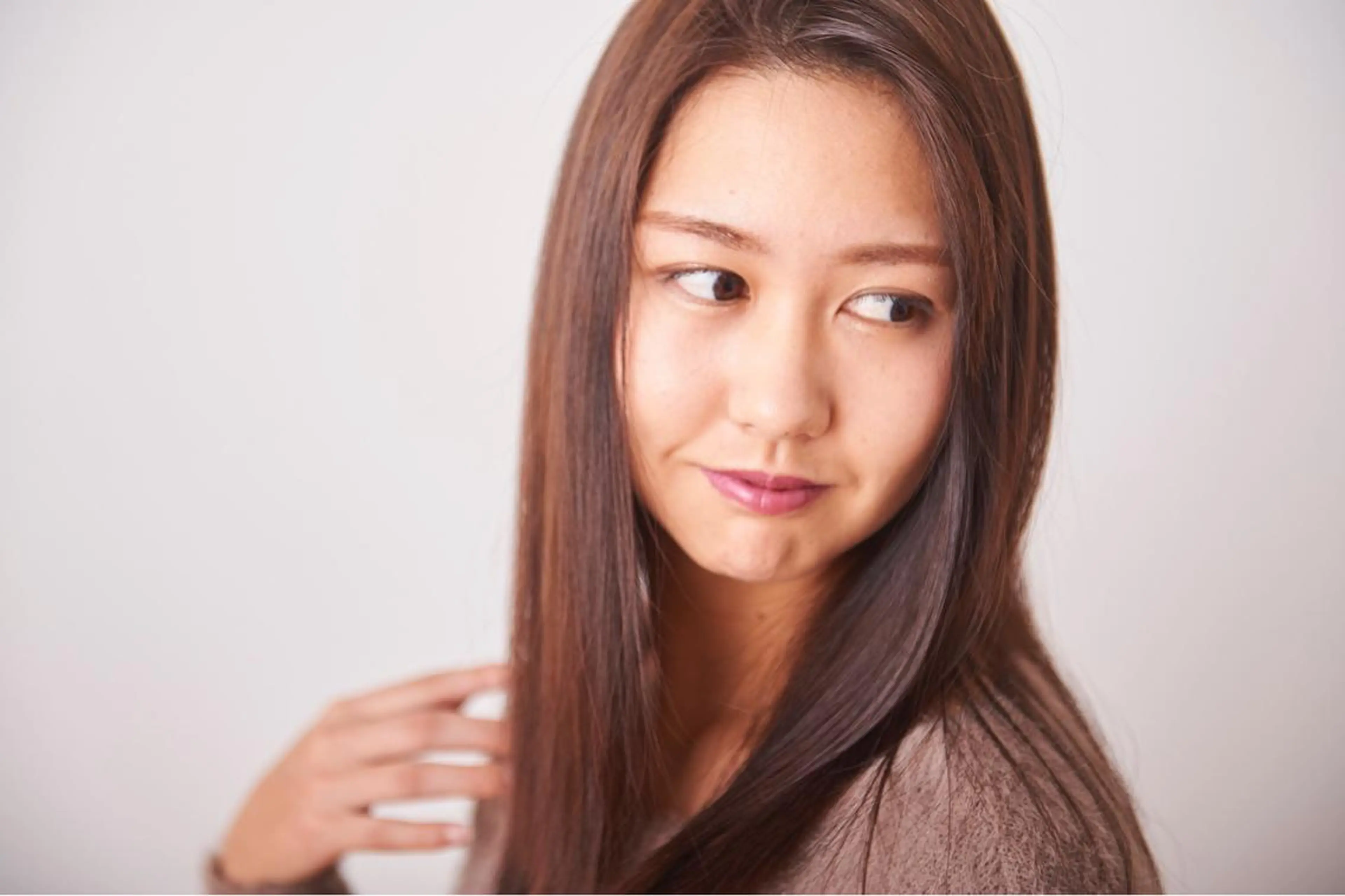 セミロング カラー ELEN 向ヶ丘遊園のヘアスタイル