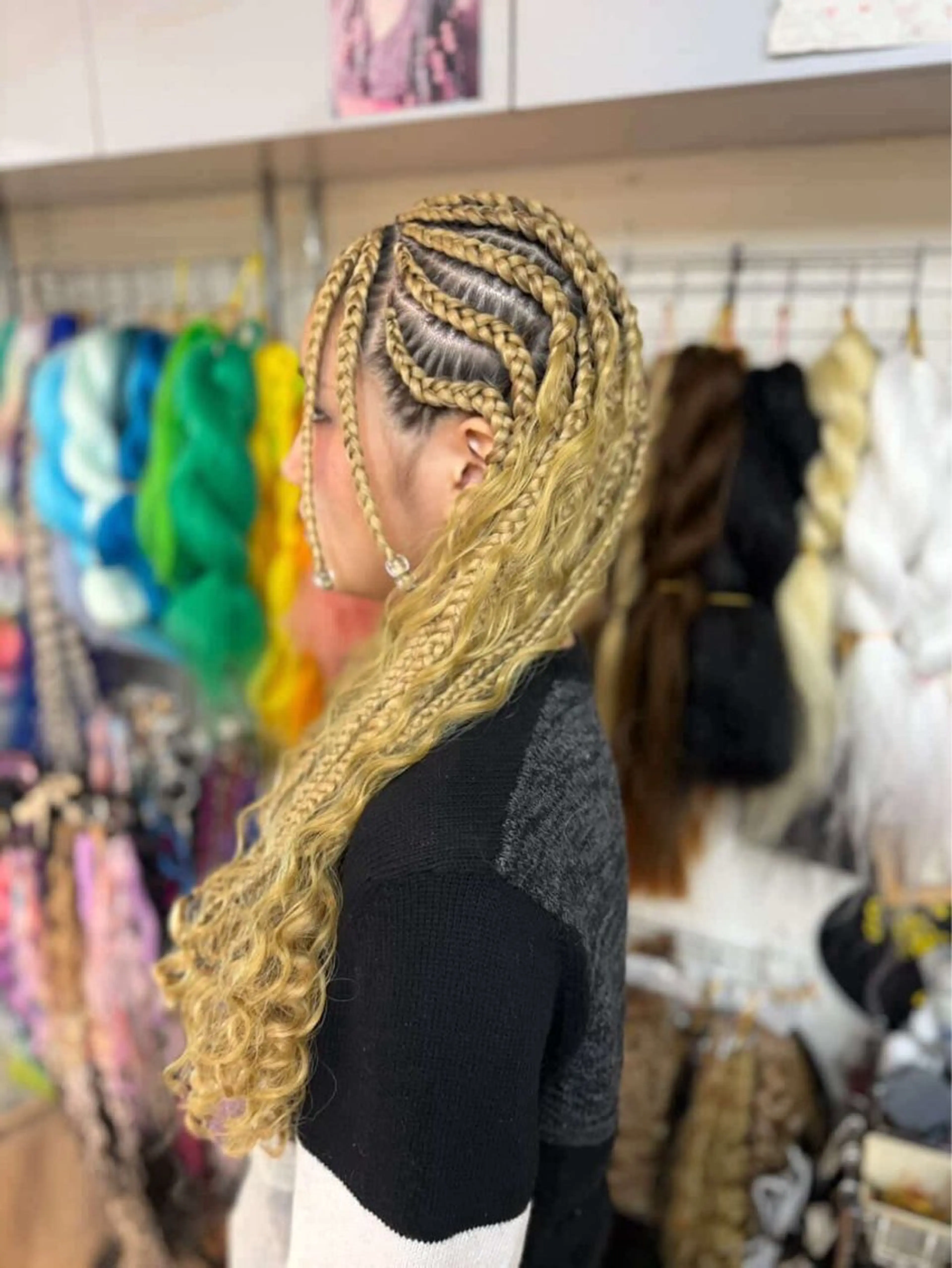 セミロング ヘアアレンジ エクステ ヘアセット scamp⭐️ さくらのヘアスタイル