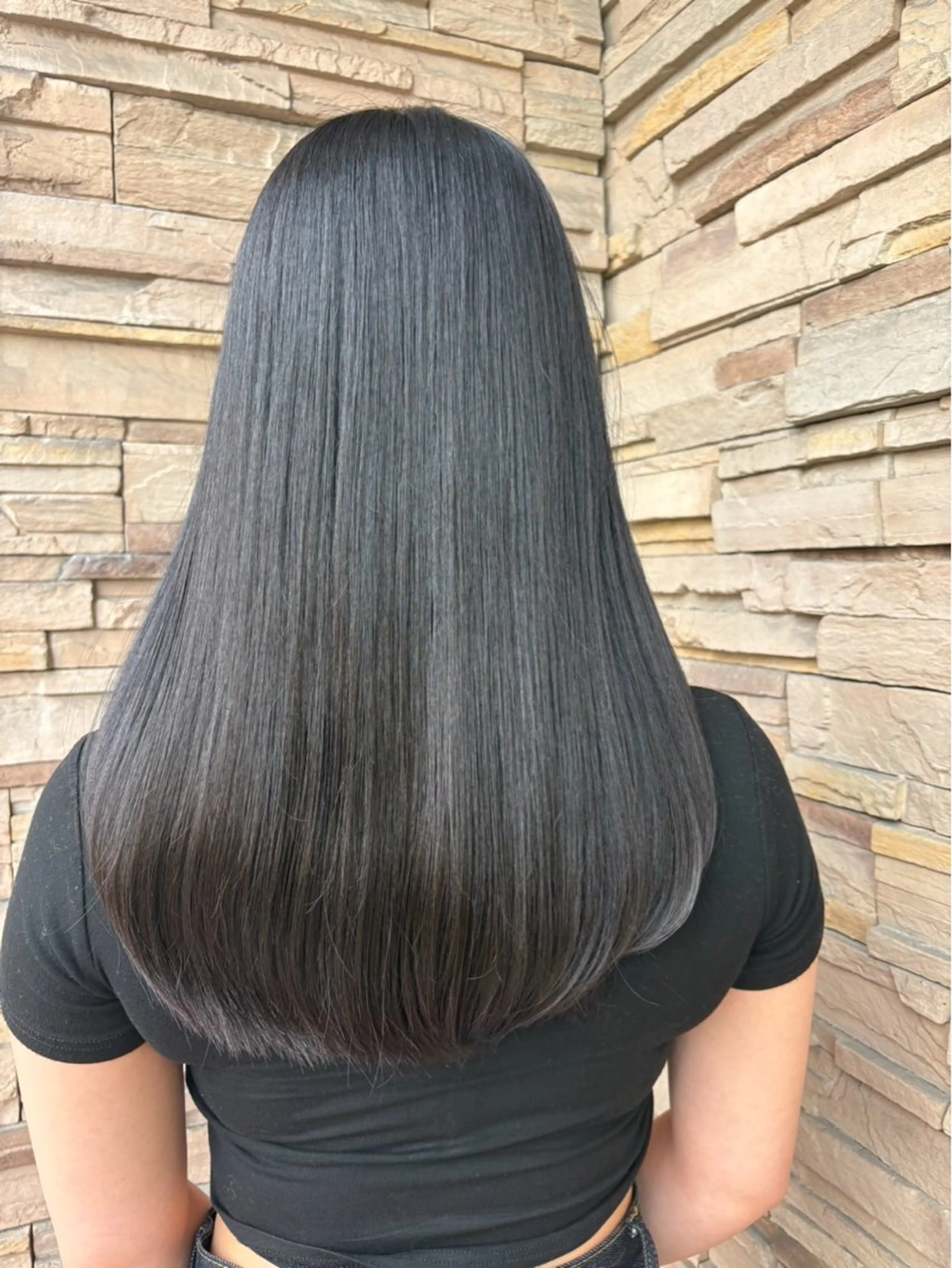 ロング トリートメント 梶村 桃歌のヘアスタイル