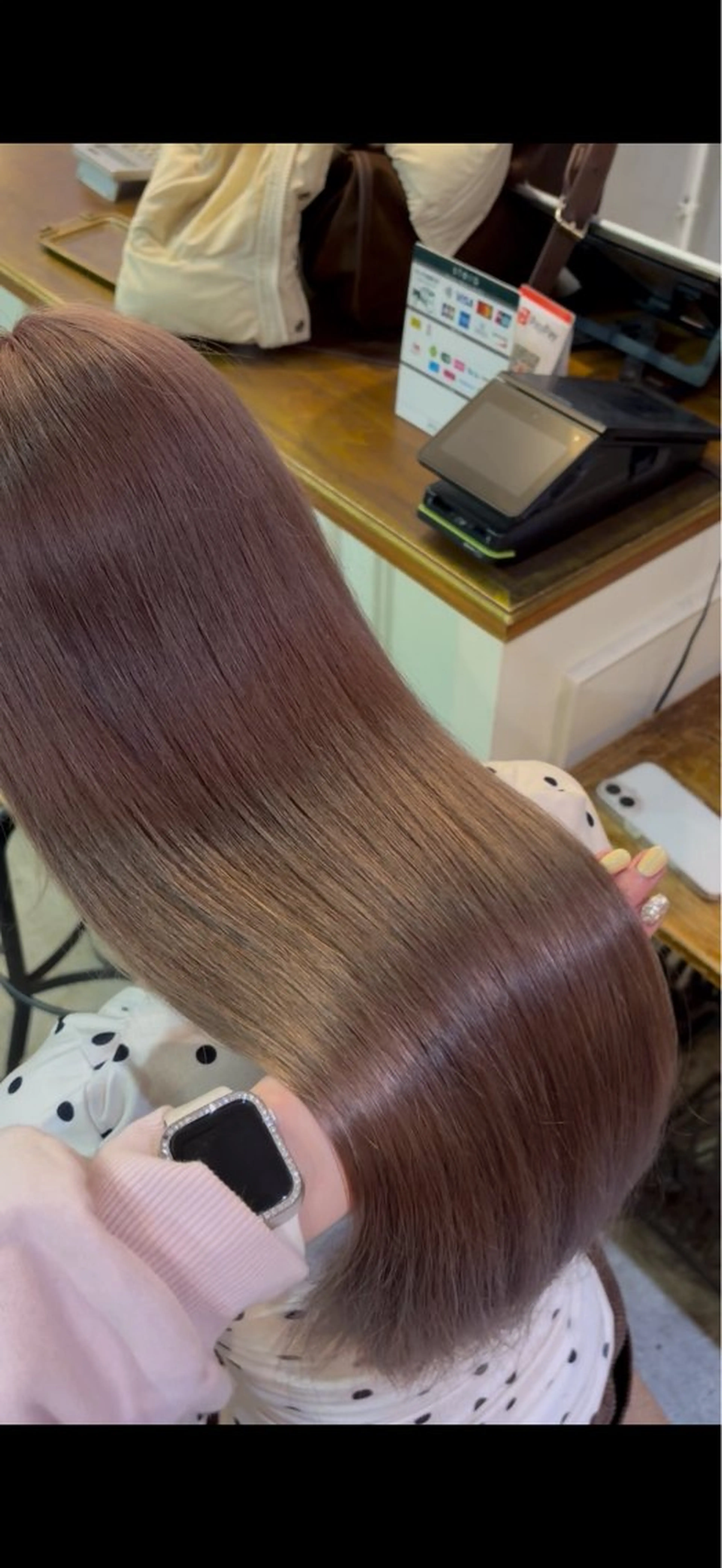 カラー ヘアカラー トリートメント 北川 茉奈のヘアスタイル