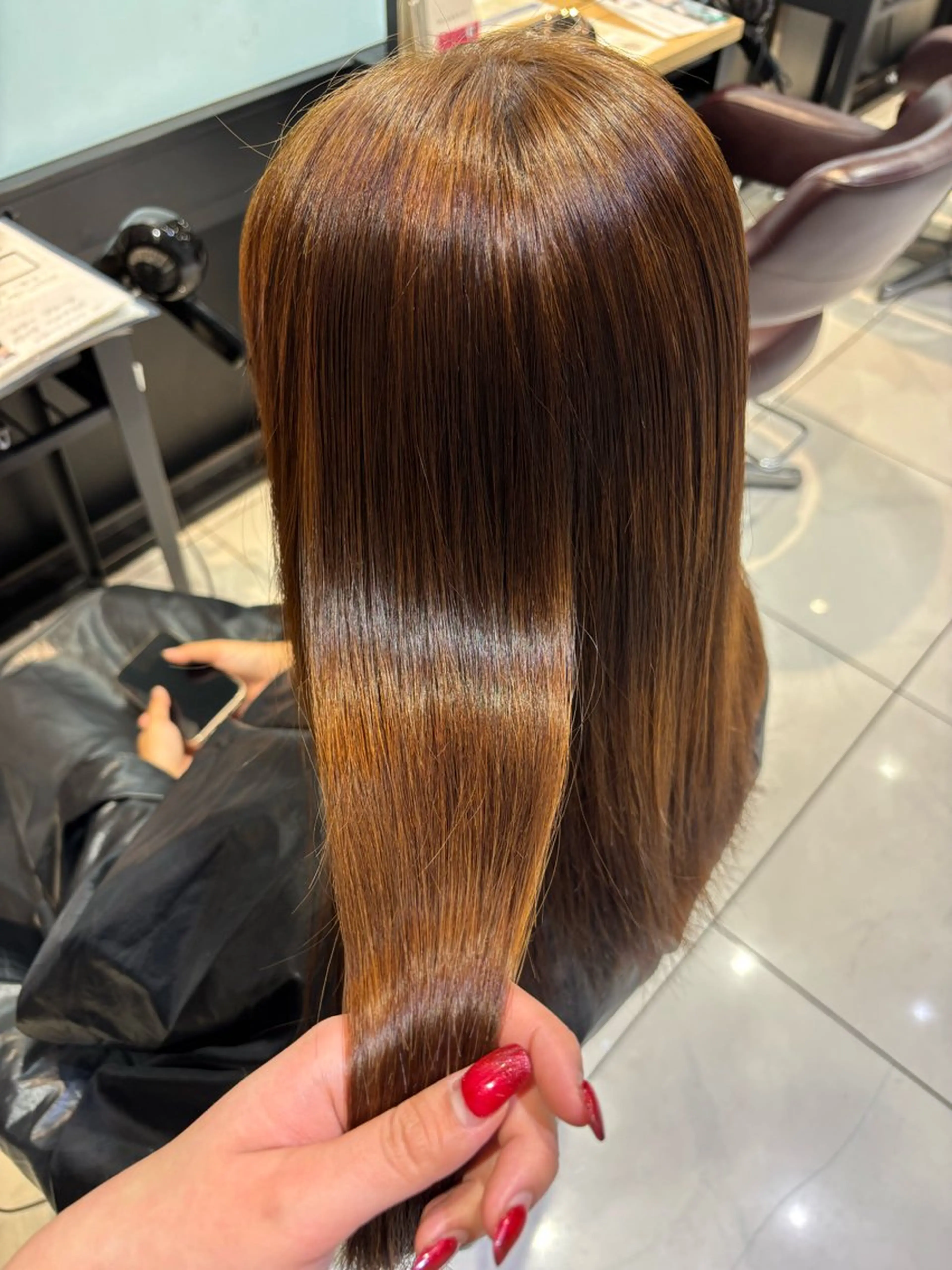 ロング カラー 髪質改善 ヘアカラー 韓国髪質改善艶カラー /レイヤー/miyuのヘアスタイル