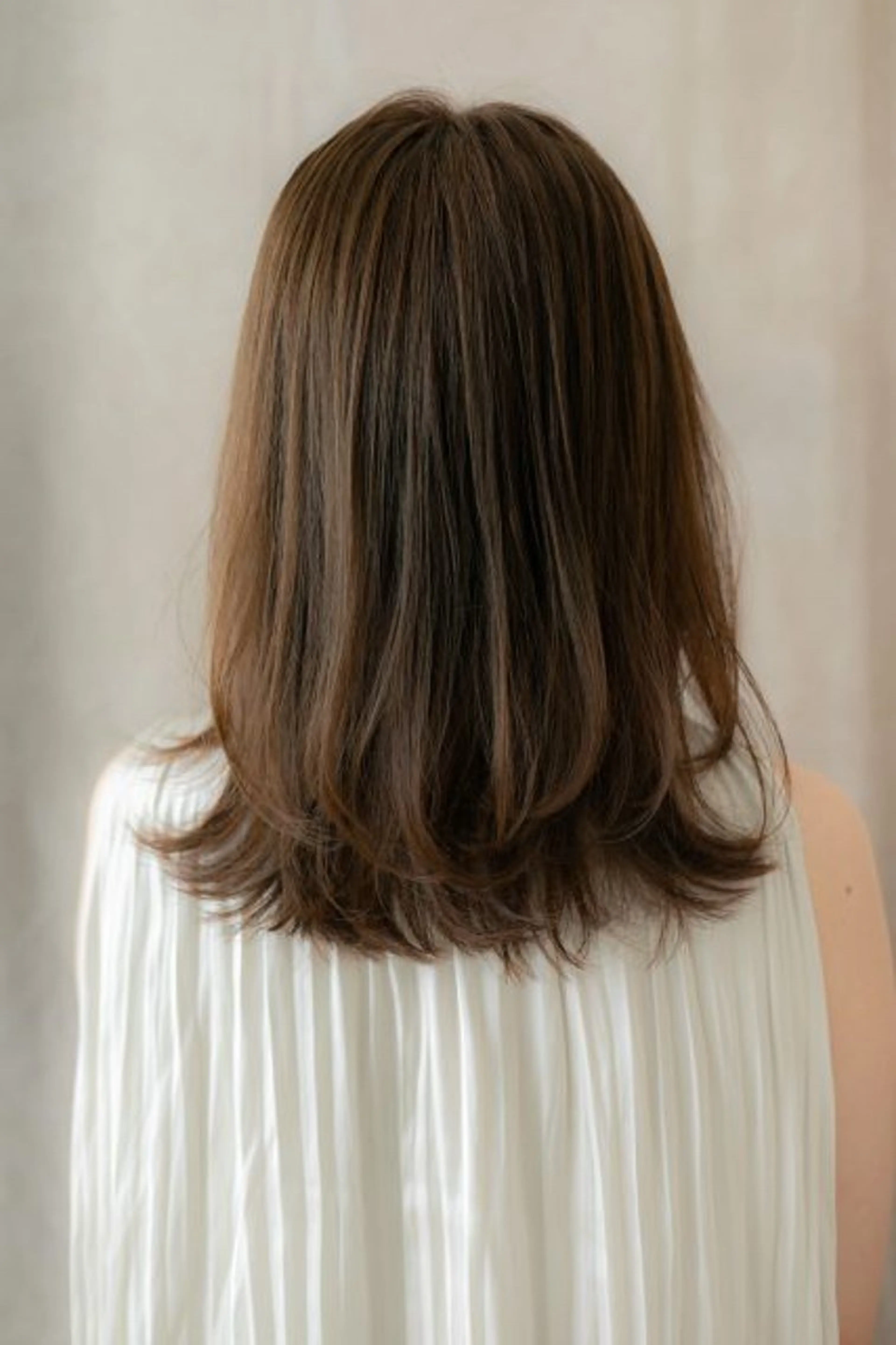 ミディアム カラー パーマ クセ毛解決💠艶髪 縮毛矯正💠棚村竜太のヘアスタイル