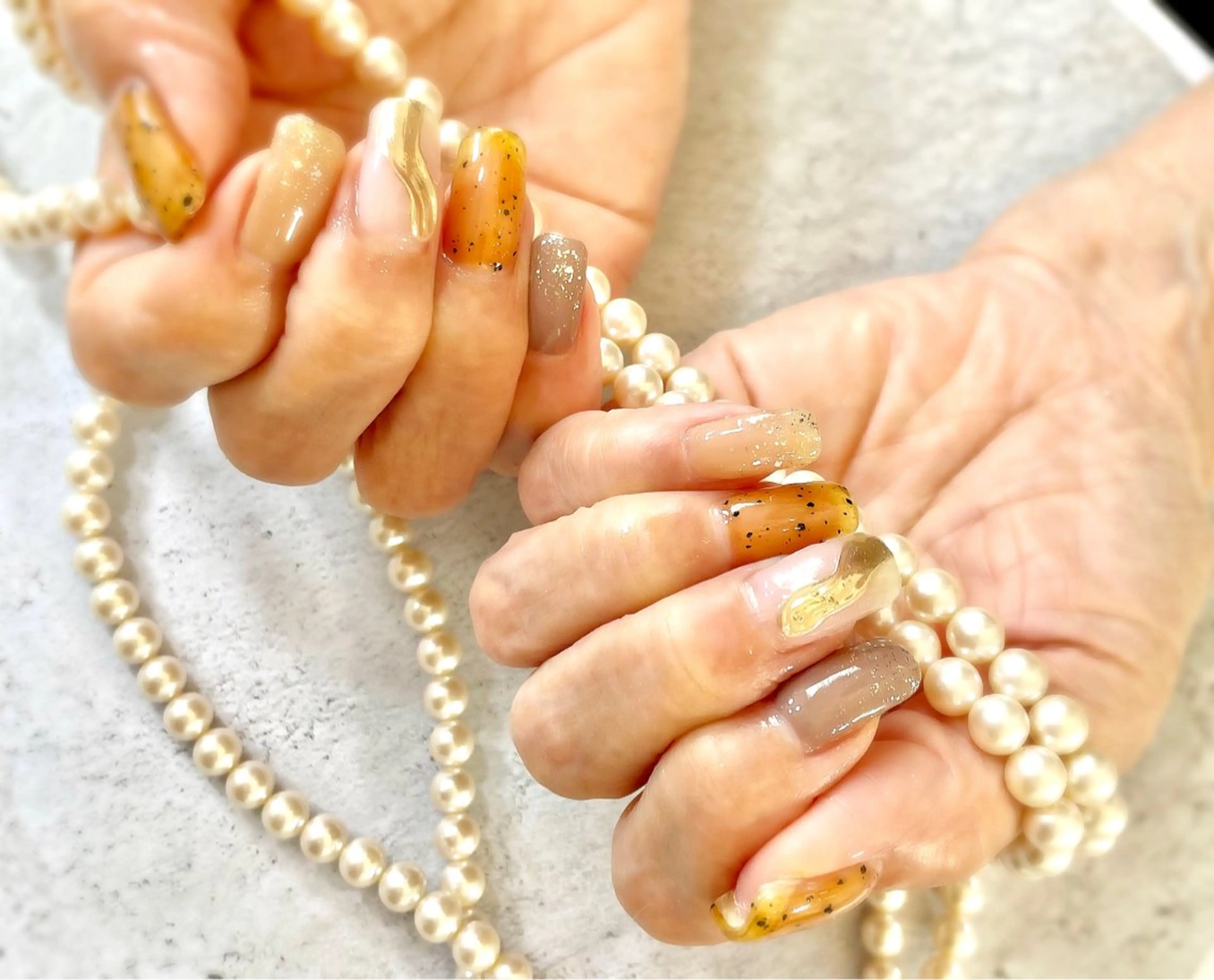 ミディアム ハンドネイル BURGUNDY 🌹eriのネイルデザイン