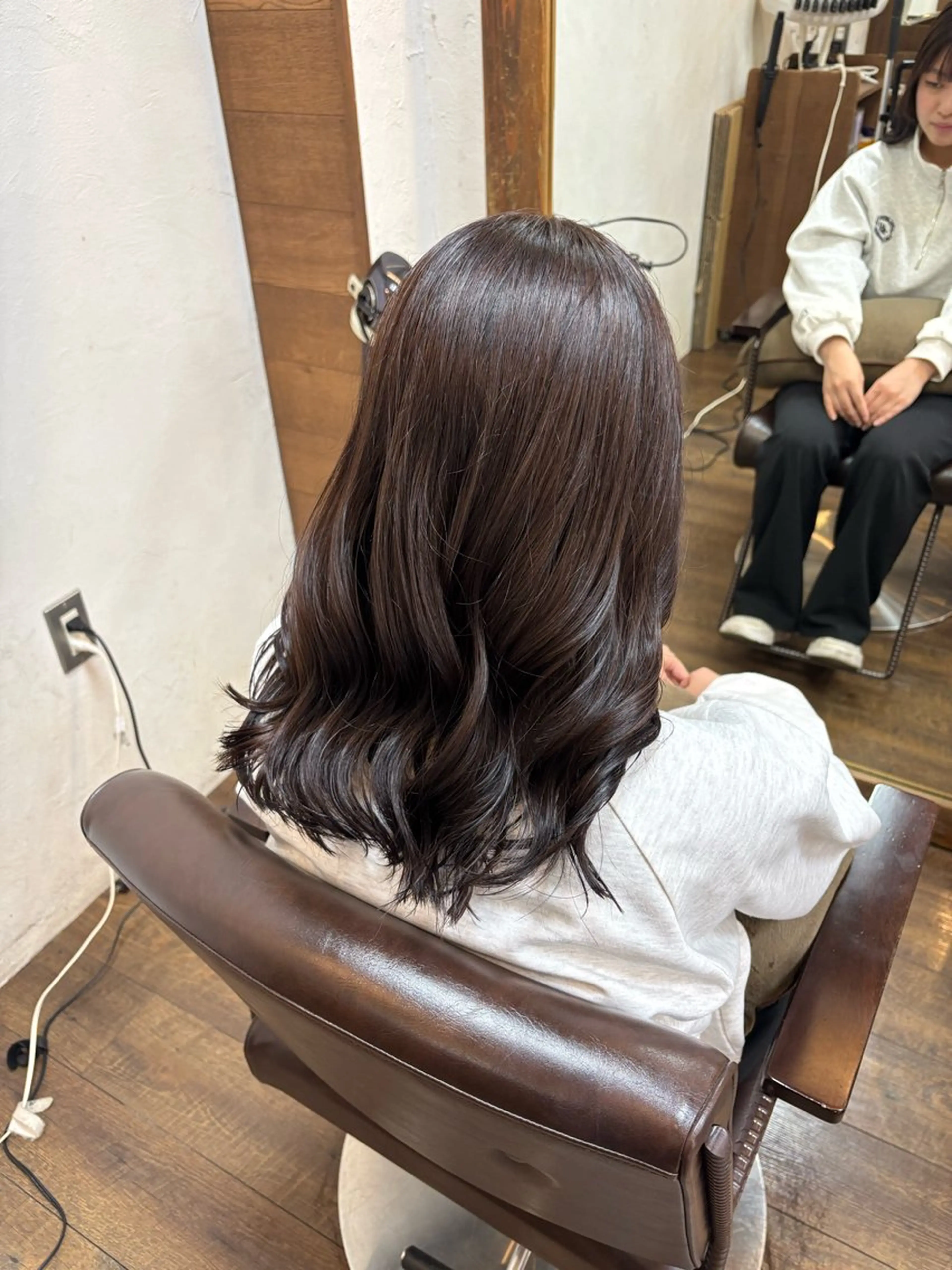 セミロング カラー カット ヘアカラー 元山 透明感艶カラー 🌻レイヤーカットのヘアスタイル