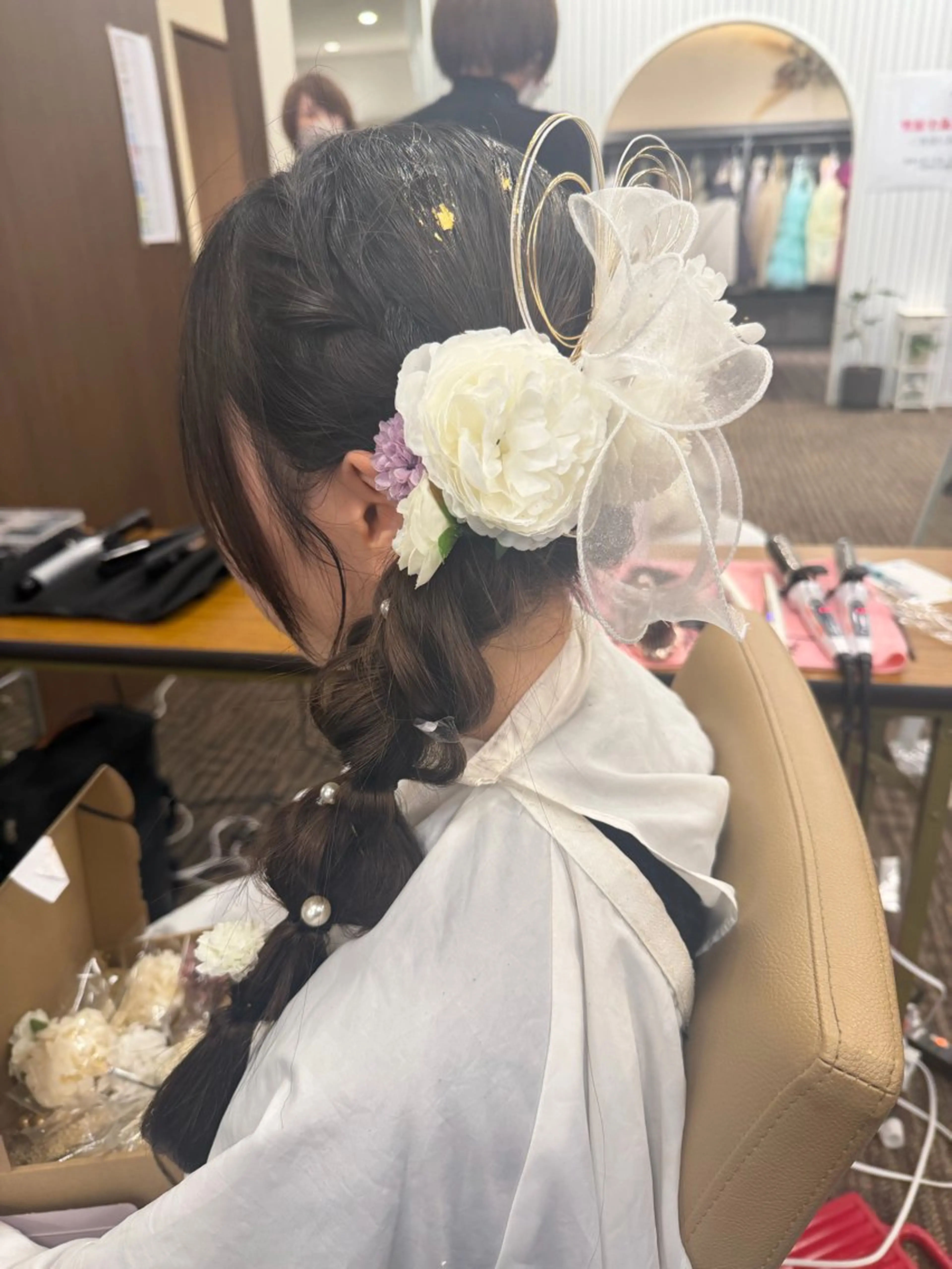 ロング ヘアセット ALOHA所属・川本 葵のヘアスタイル