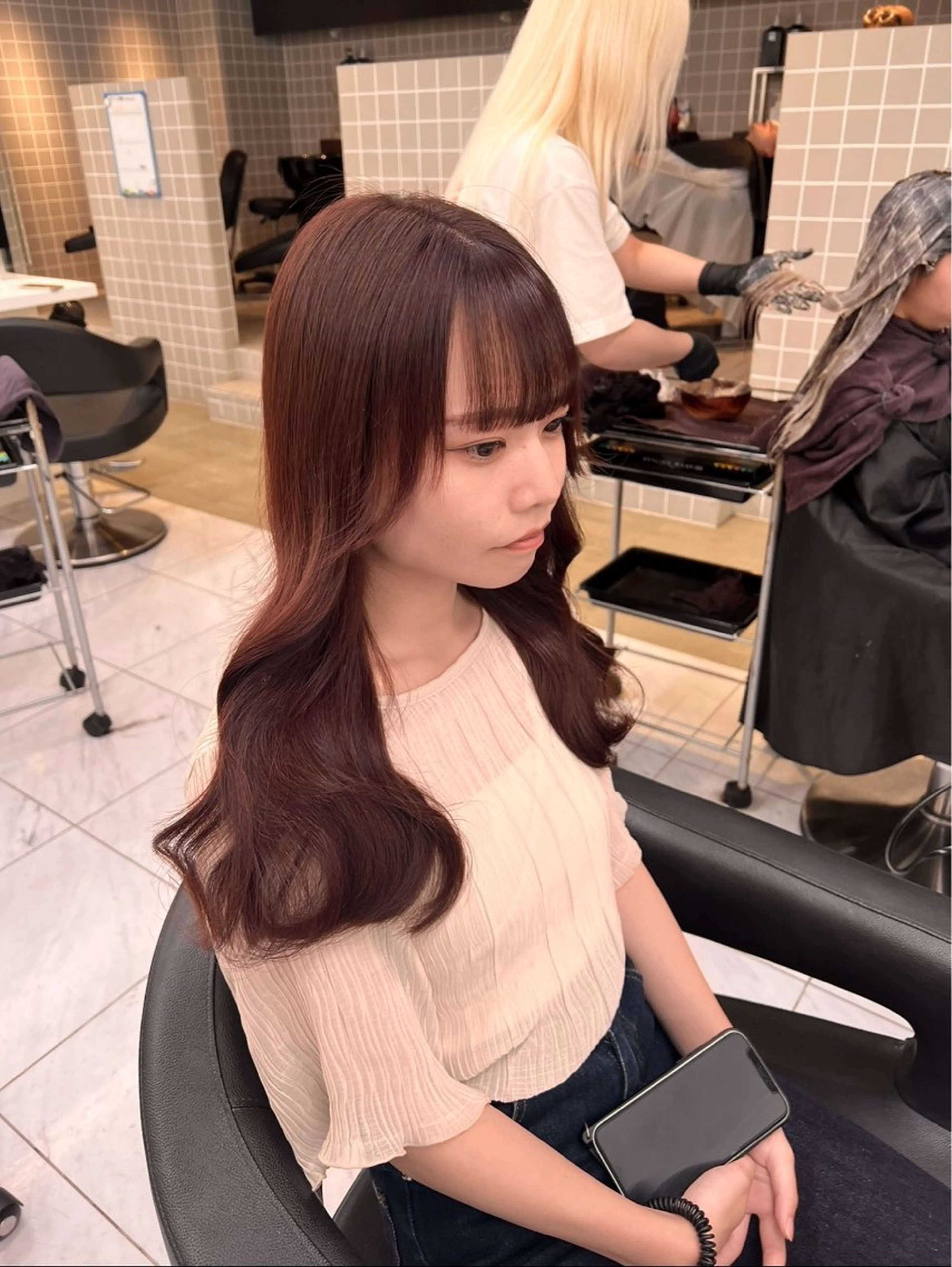ロング カラー 💖札幌カラー 指名No.1💖玲奈のヘアスタイル