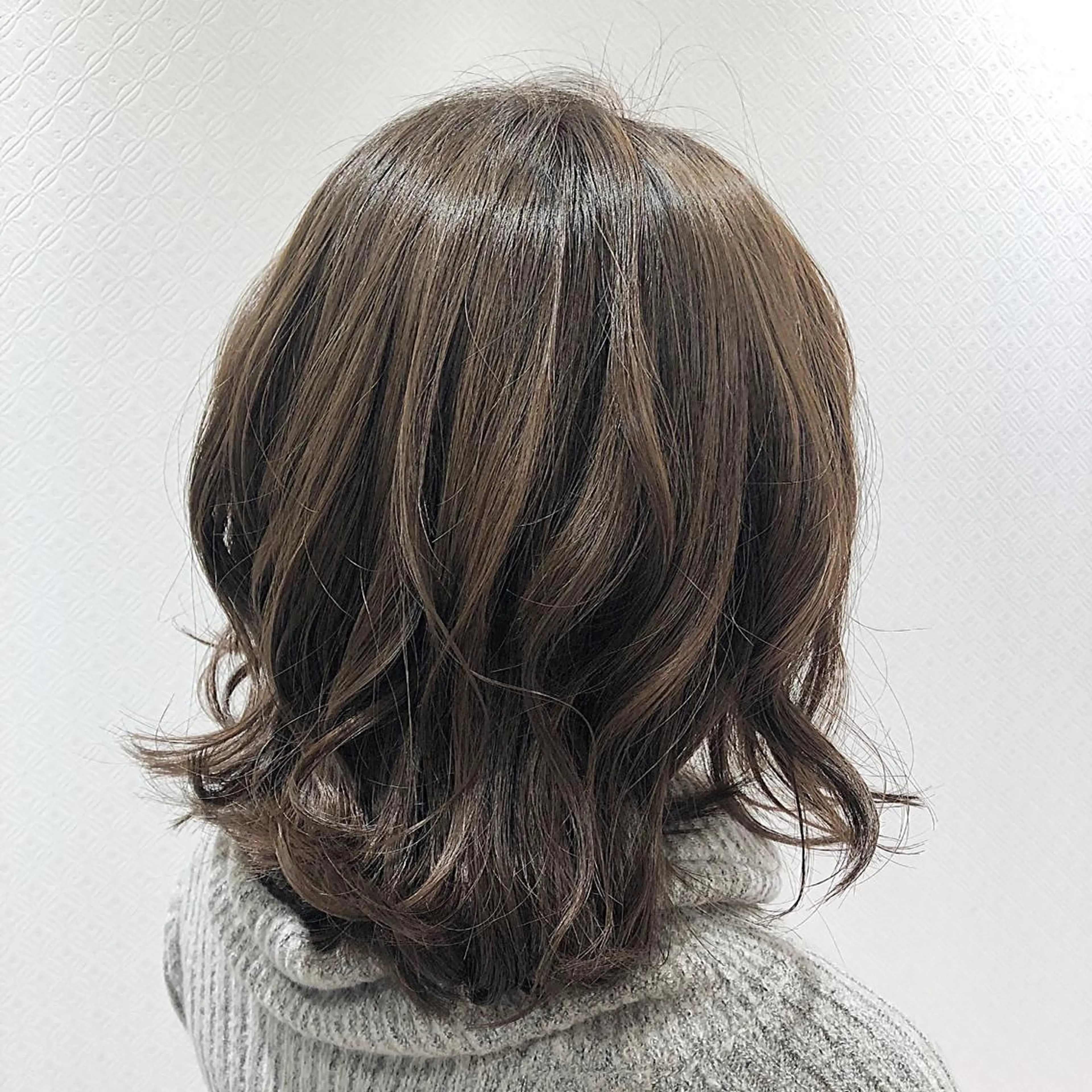 セミロング 森本　舞✴︎ 似合わせパーマのヘアスタイル