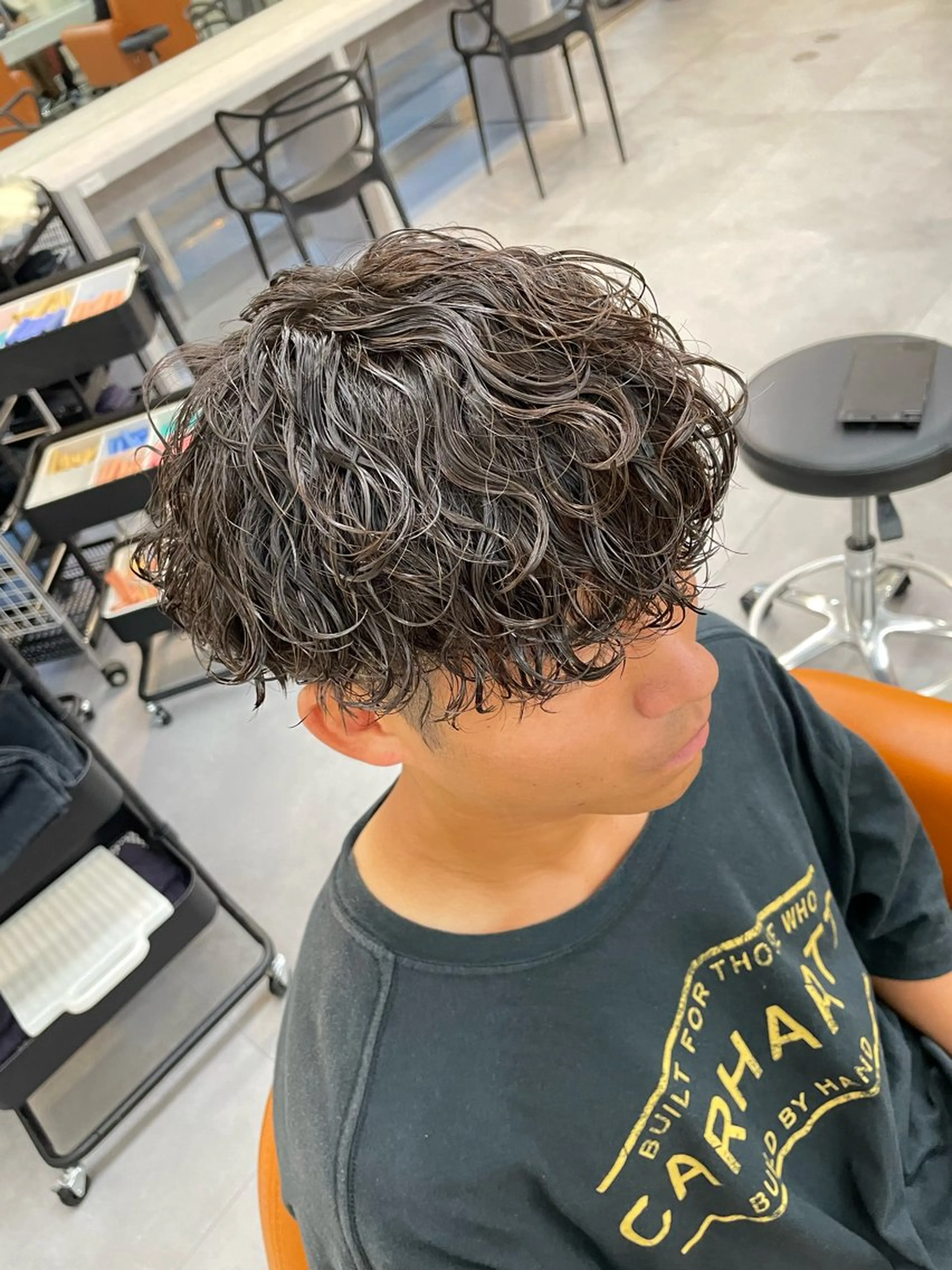 パーマ メンズ 大阪メンズ 美容師井上智博のヘアスタイル