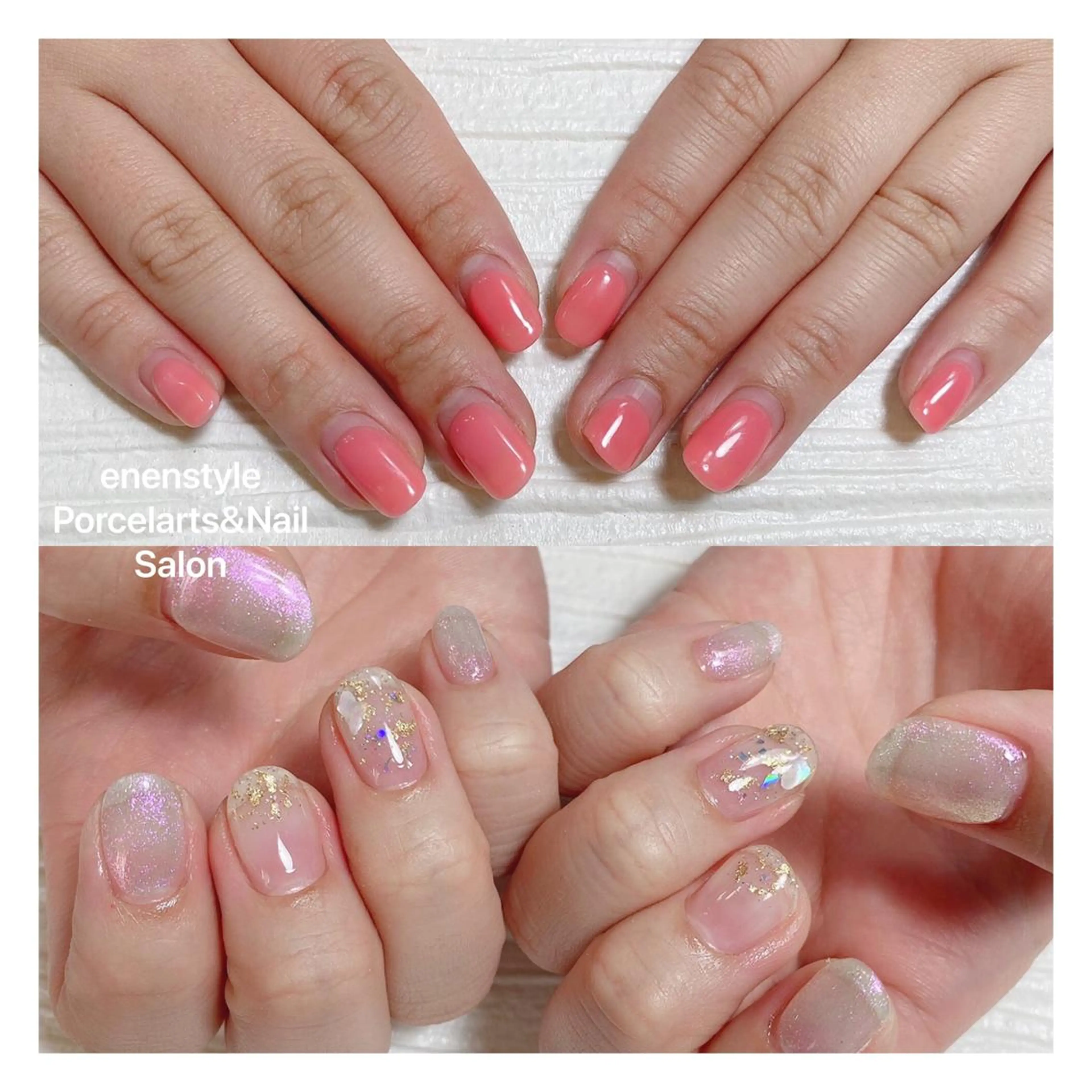 ショート ネイル ハンドネイル 👑enen style👑のネイルデザイン