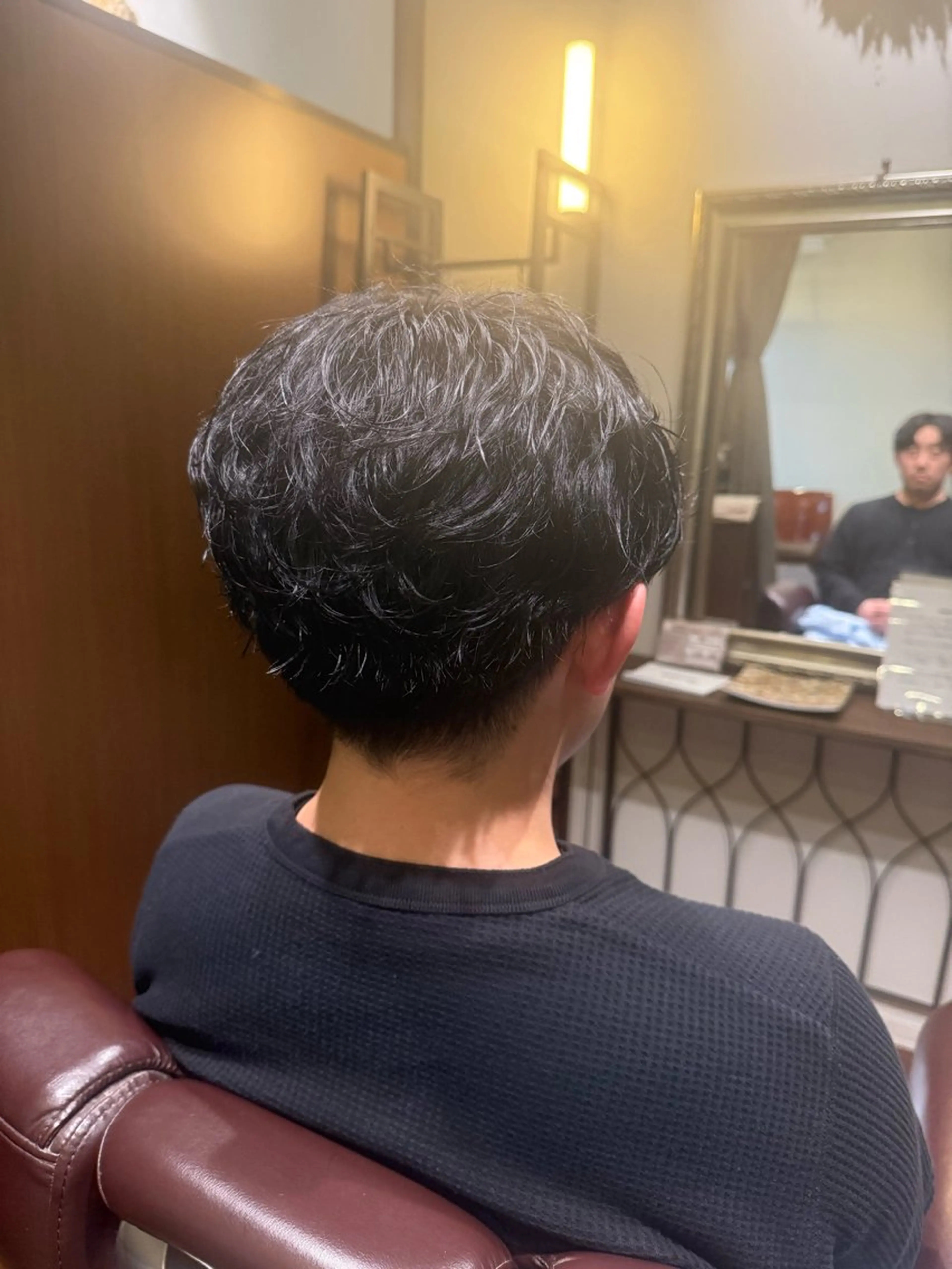 ミディアム カット パーマ 柳澤 拓海のヘアスタイル